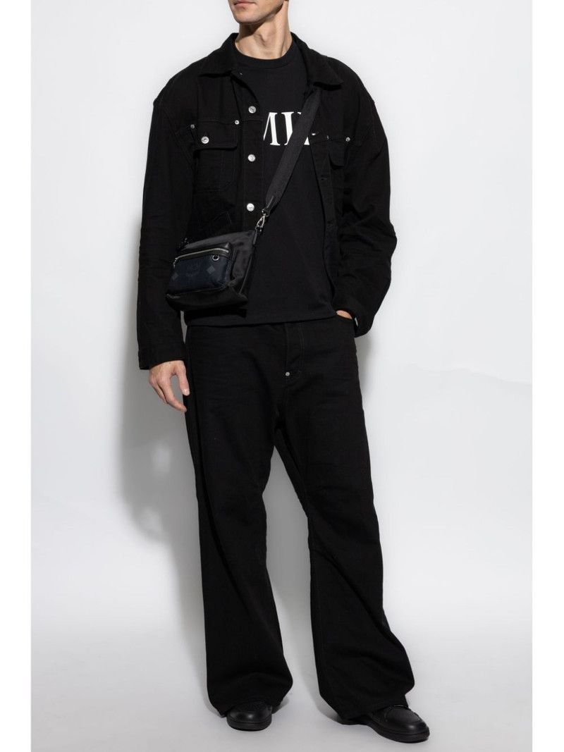 Amiri o1s1wg110326 Logo-Print Long-Sleeve T-Shirt in Black Size US M / EU 48-50 / 2 - 2 Thumbnail