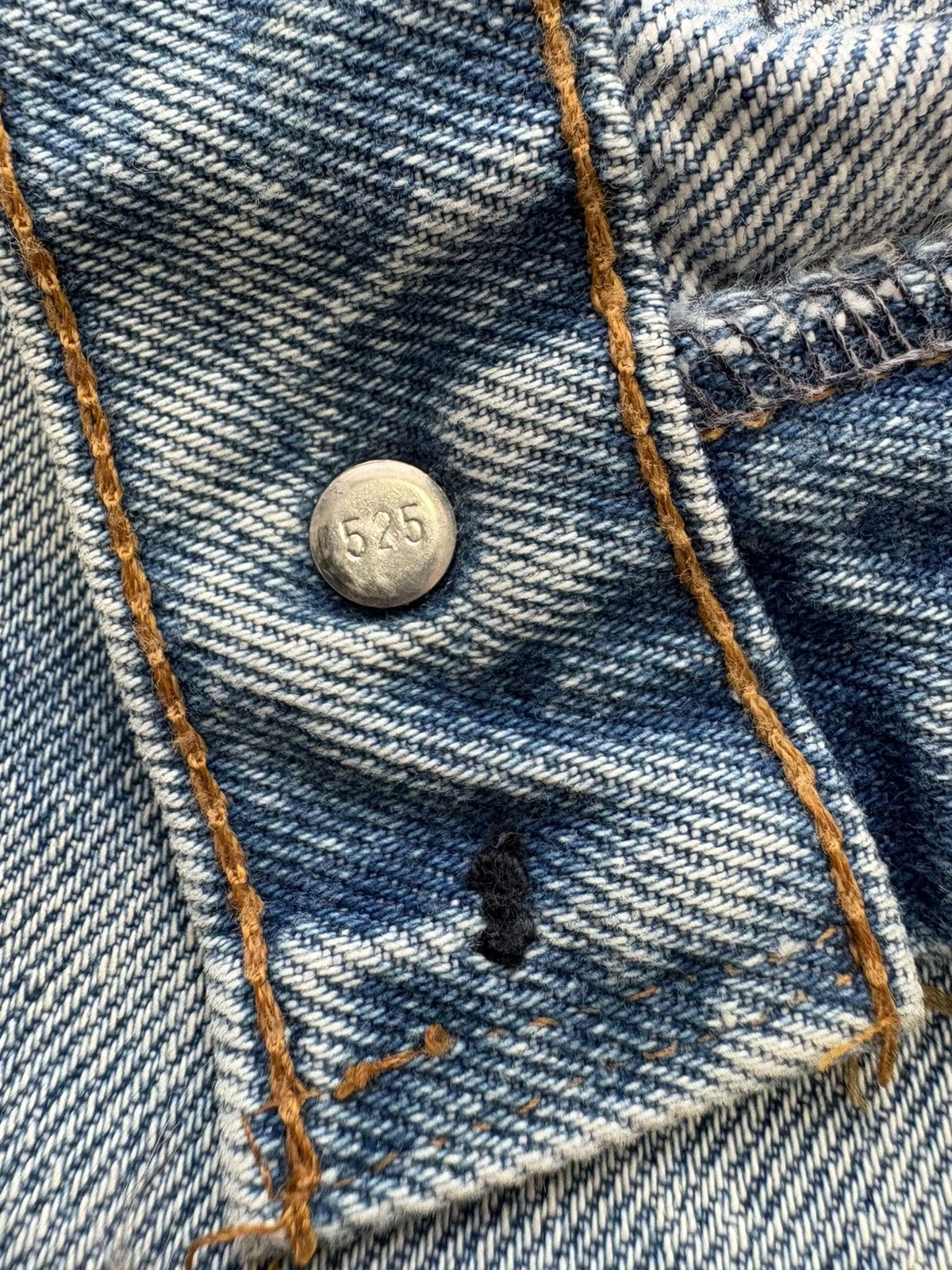 Levi's Vintage Clothing 90’s Levi's 510 Stone Washed/Light Indigo Denim Jeans Size US 32 / EU 48 - 11 Thumbnail