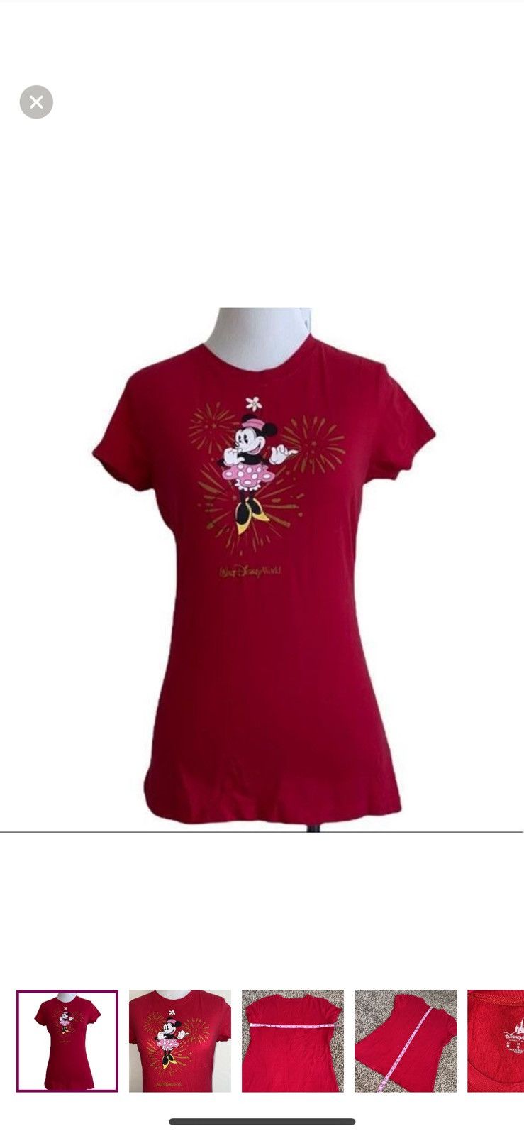 Disney Disney small Minnie Mouse fireworks tee Size S / US 4 / IT 40 - 1 Thumbnail