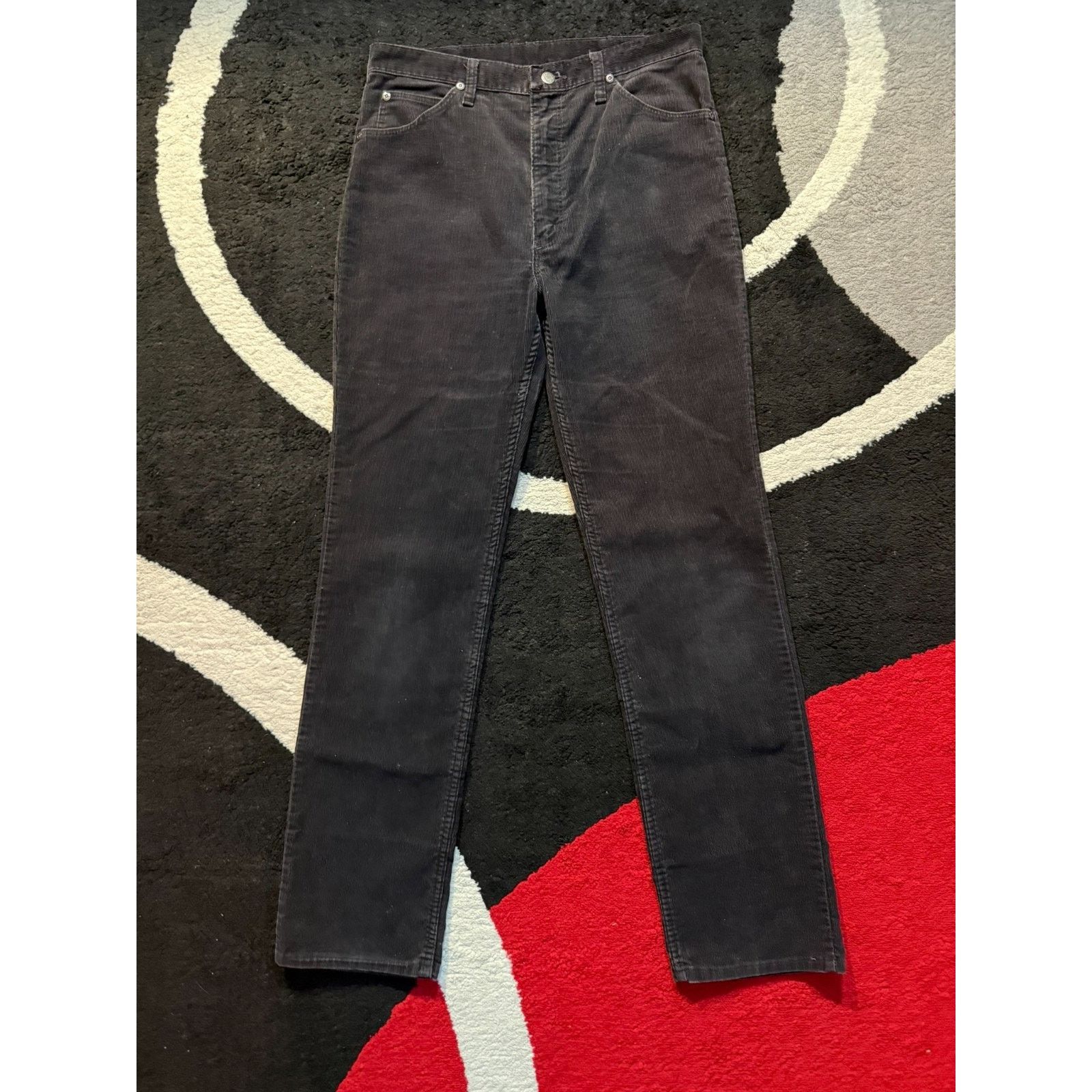 Wrangler Vintage Wrangler 1970s Black Corduroy Pants Men's 34x34 Size US 34 / EU 50 - 4 Thumbnail
