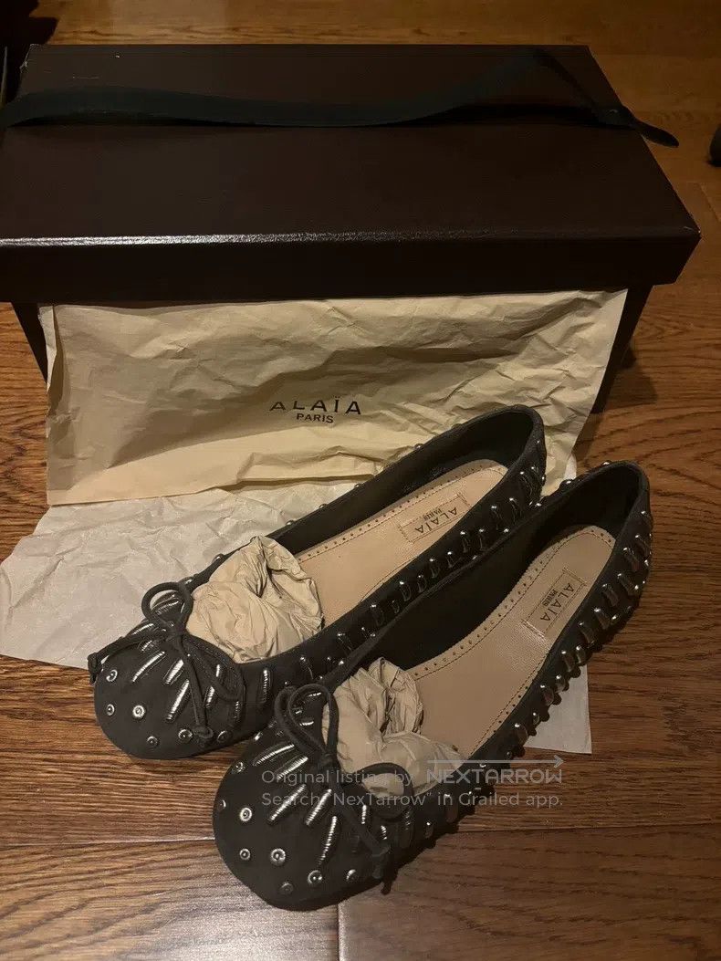 Alaia Alaia Studded Ballet Flats Size US 5.5 / IT 35.5 - 6 Thumbnail