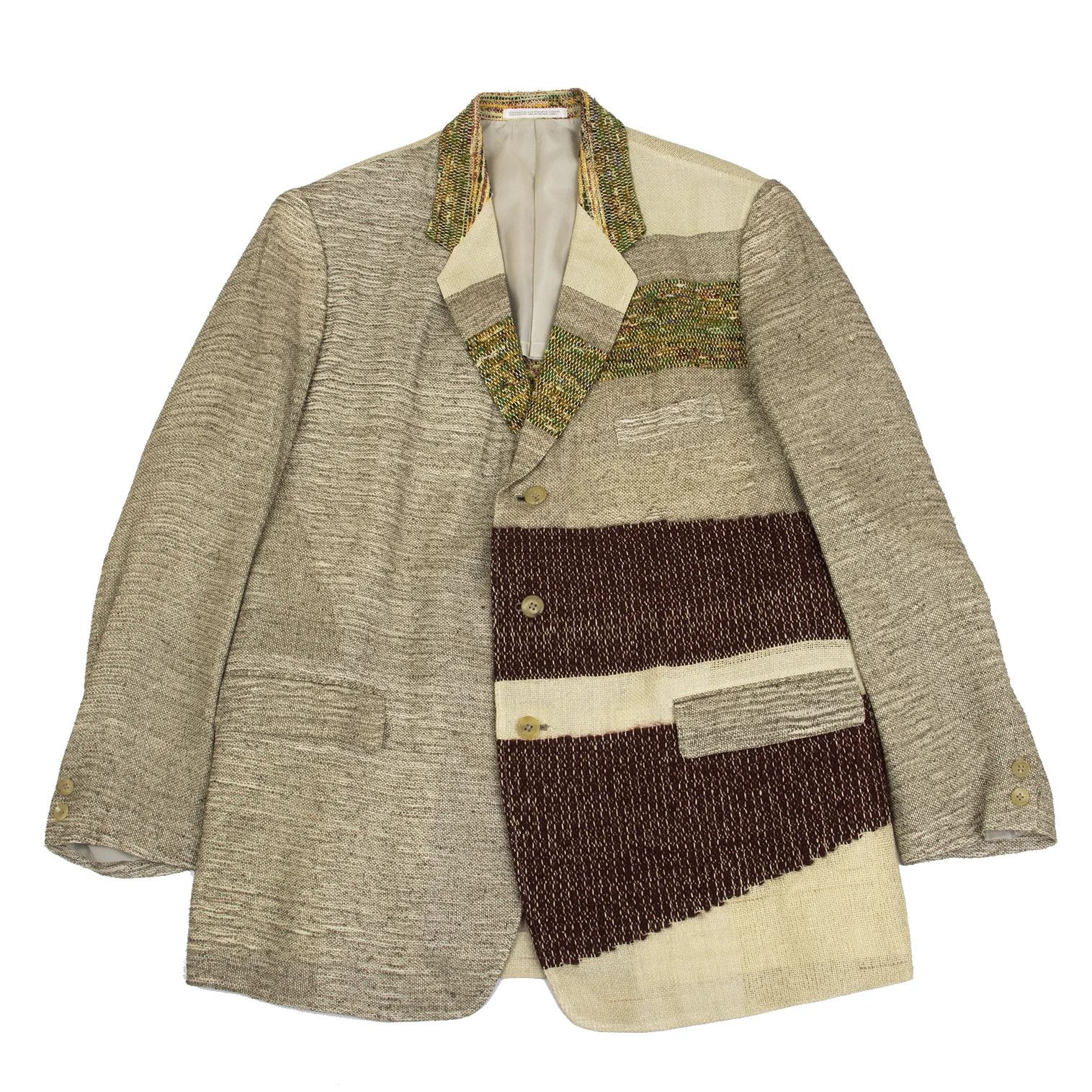 Yohji Yamamoto Yohji Yamamoto Beige T Jacket M Size US M / EU 48-50 / 2 - 1 Thumbnail