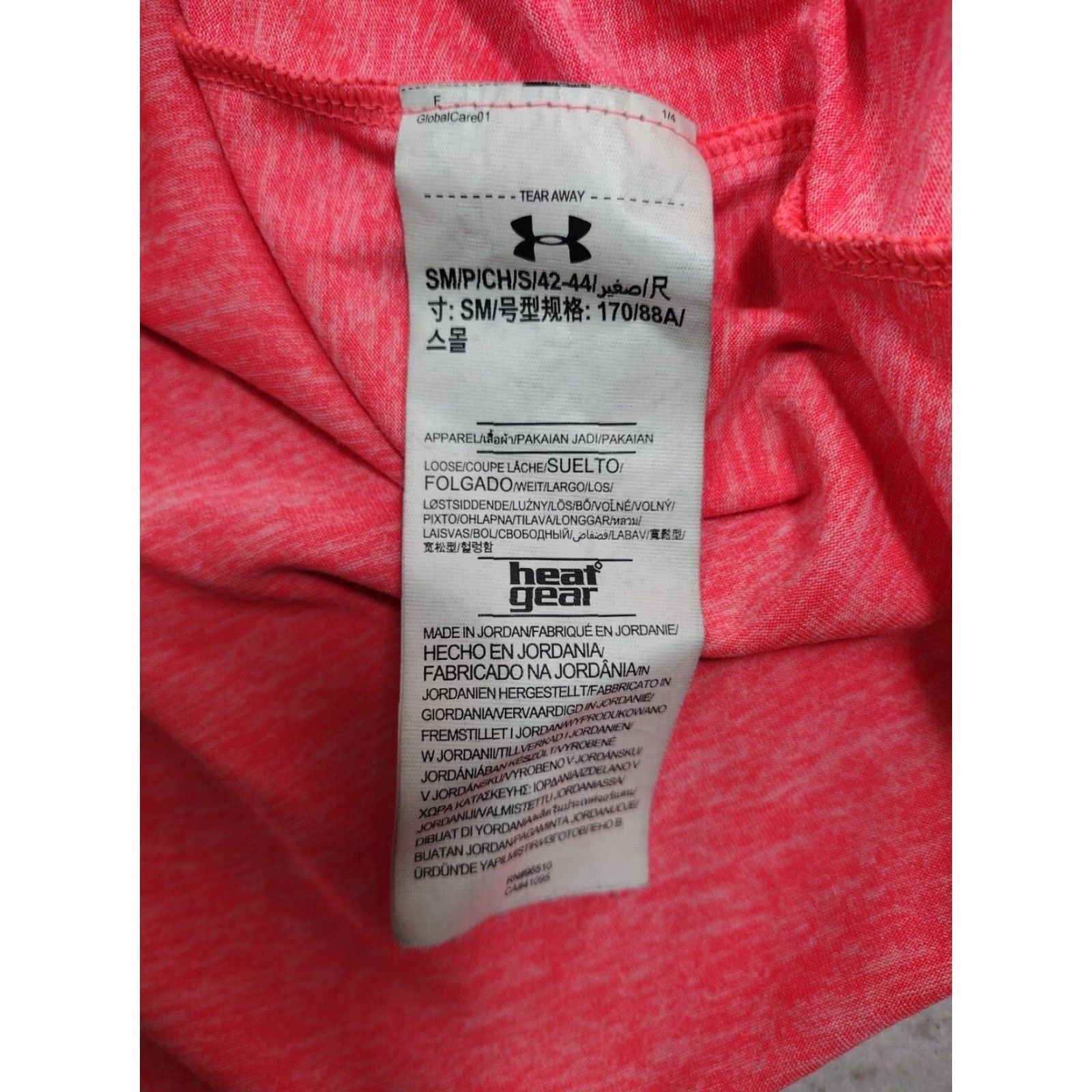Under Armour Under Armour Shirt Mens Small HeatGear Long Sleeve Hooded Mock Neck Pink Athletic Windswept? Size US S / EU 44-46 / 1 - 4 Thumbnail