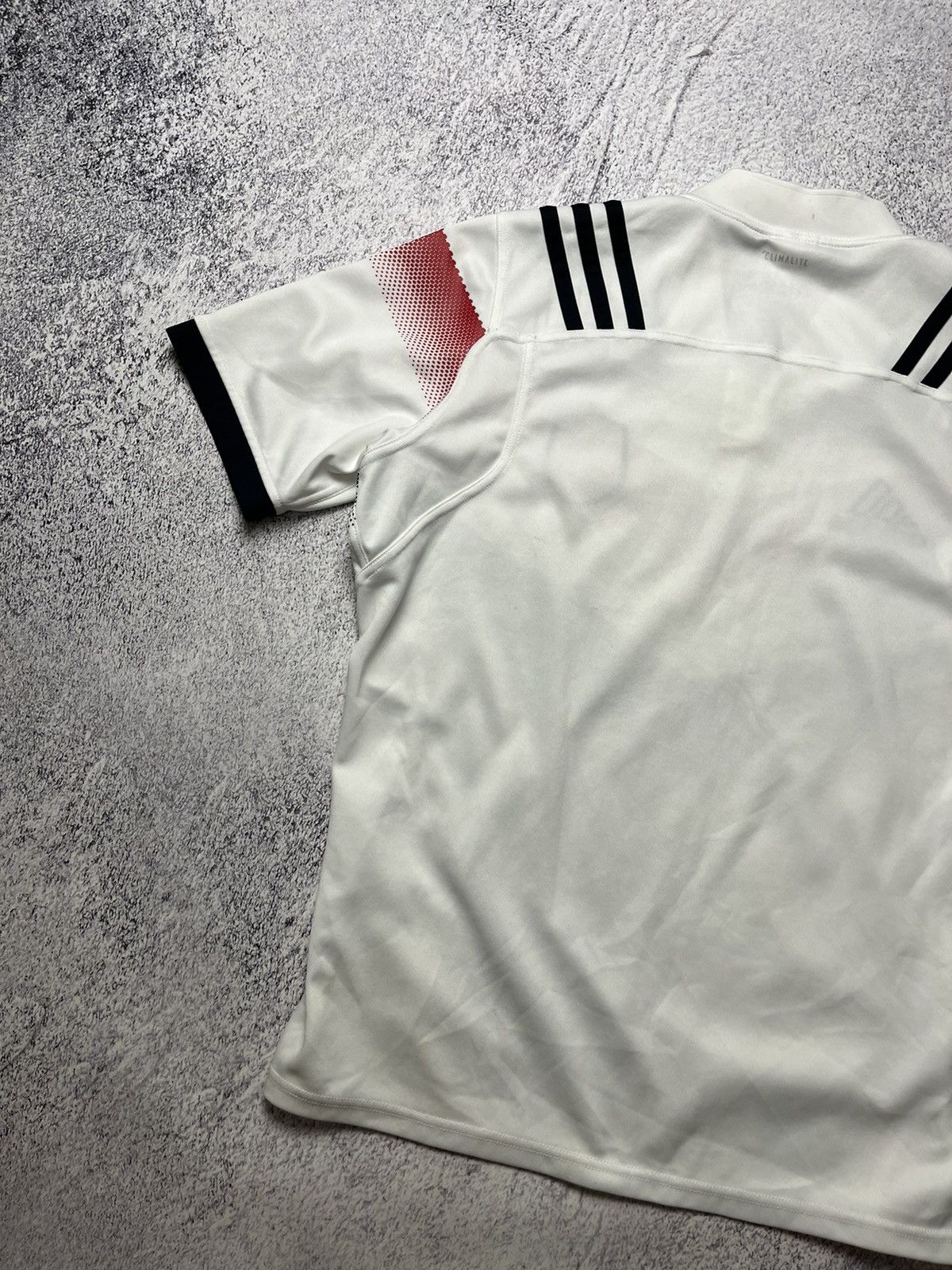 Adidas Vintage ADIDAS FFR 2018 Rugby Jersey ADIDAS FFR White Away Size US XL / EU 56 / 4 - 16 Thumbnail