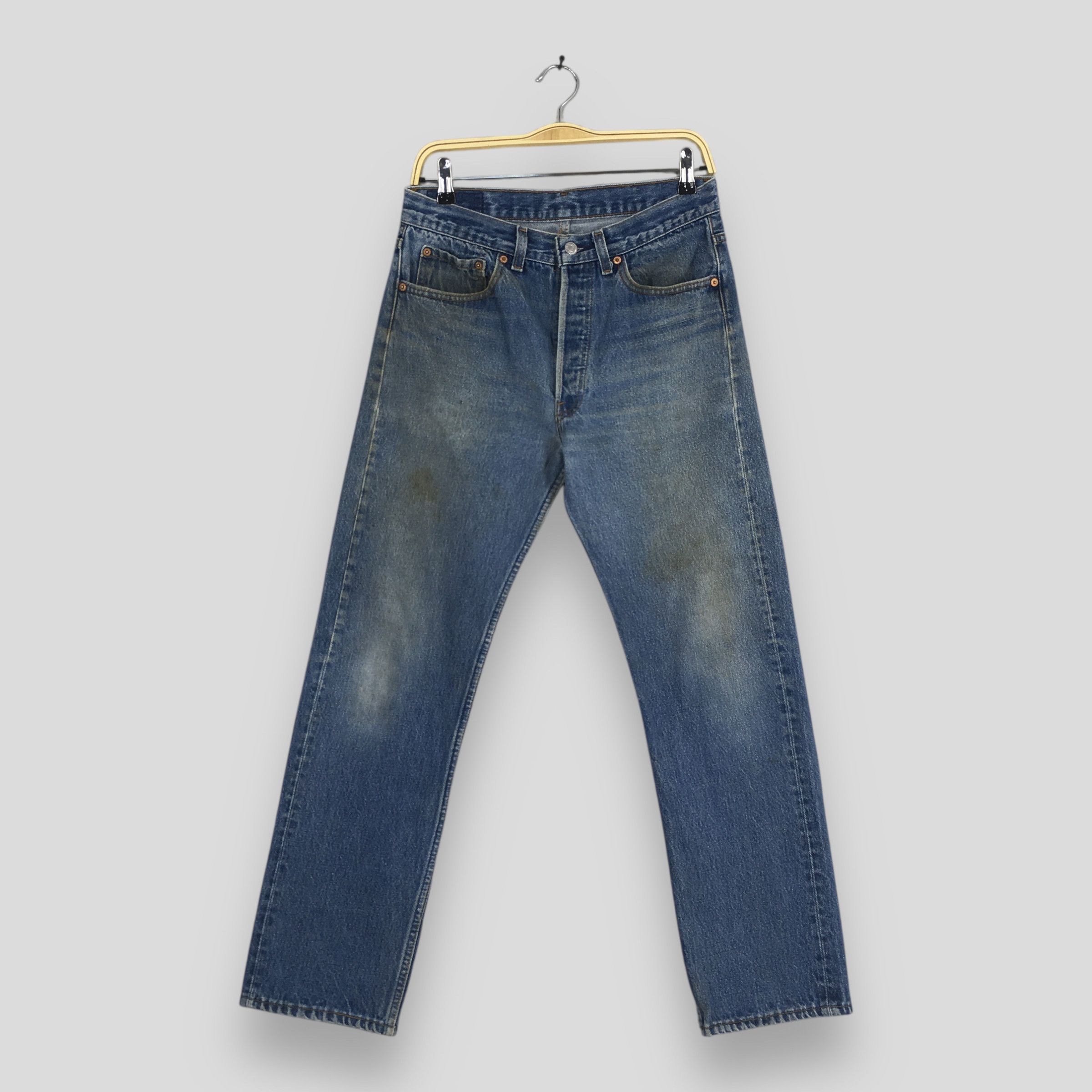 Levi's Size 28x28 Vintage 80s Levi's 501XX Straight Leg Jeans S1642 Size US 28 / EU 44 - 1 Thumbnail