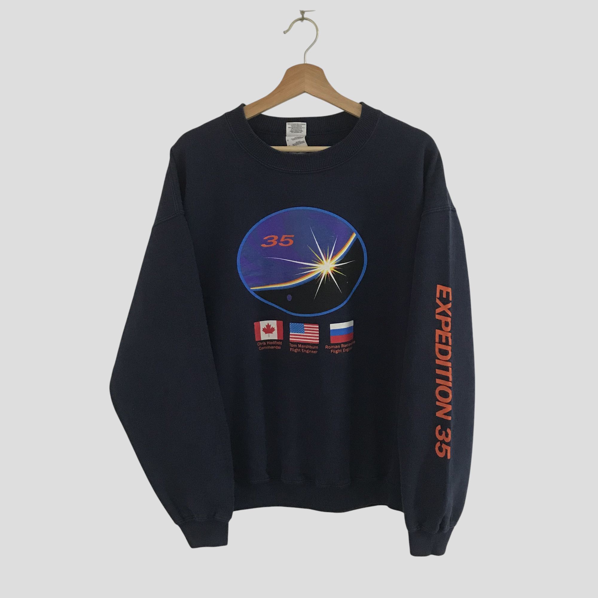 U.S. Expedition Vintage Y2K Expedition Blue Sweatshirt - 547 Size US XL / EU 56 / 4 - 2 Thumbnail