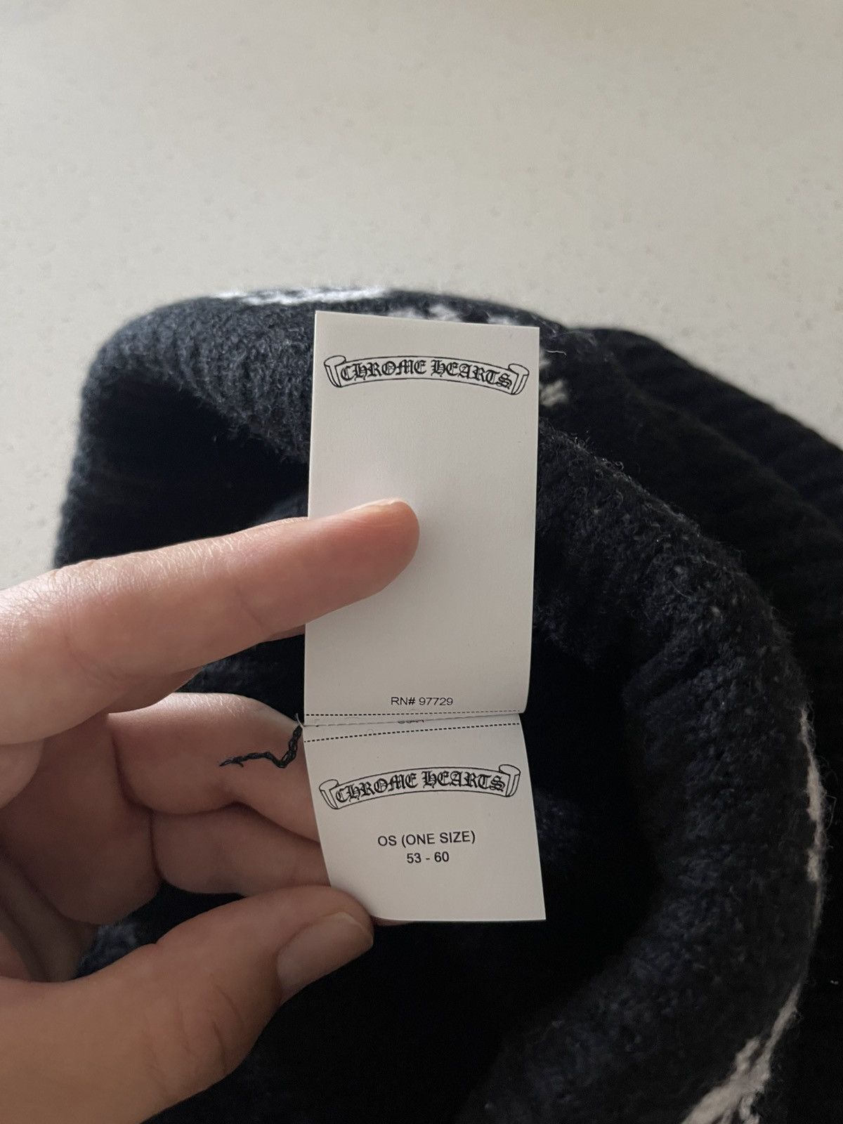 Chrome Hearts Chrome Hearts Cashmere Big Daddy Beanie Size ONE SIZE - 7 Thumbnail