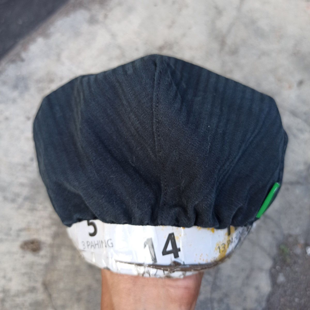 Unsound Rags Strip conductors cadet hat black on black by rocat Size ONE SIZE - 5 Thumbnail