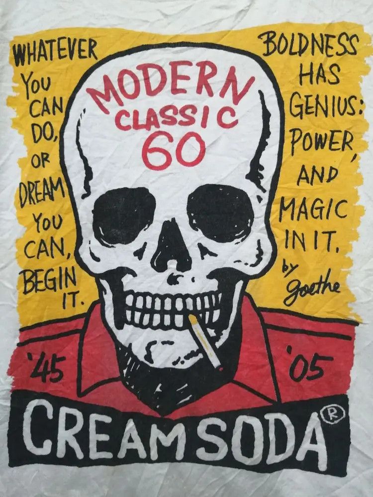 Band Tees × Vintage VINTAGE CREAM SODA MODERN CLASSIC 60 VERY RARE Size US L / EU 52-54 / 3 - 3 Thumbnail