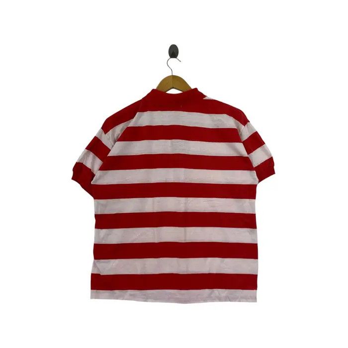Vintage Vintage PUNCH OUT AMERICAN Style Striped Baggy Polo Size US M / EU 48-50 / 2 - 3 Thumbnail