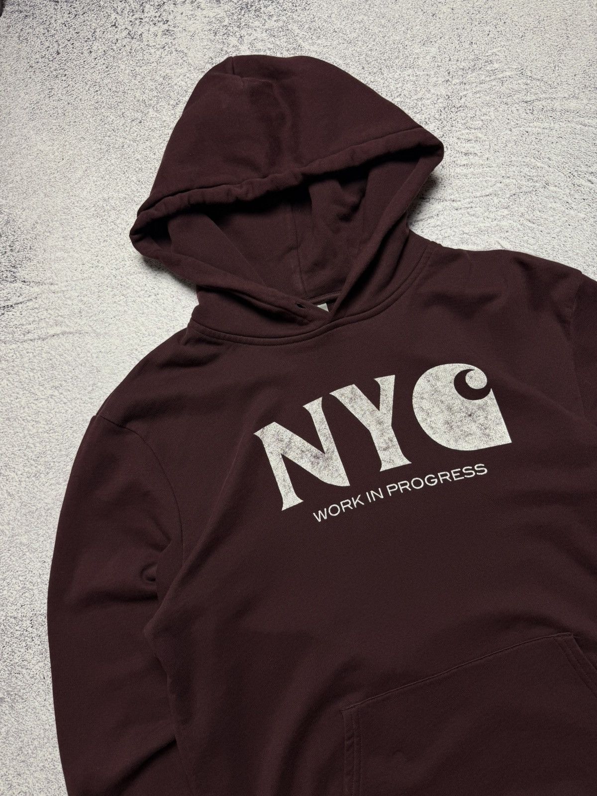 Carhartt Carhartt Hoodie NYC Work In Progress Logo Skate Style Rare Size US M / EU 48-50 / 2 - 2 Thumbnail