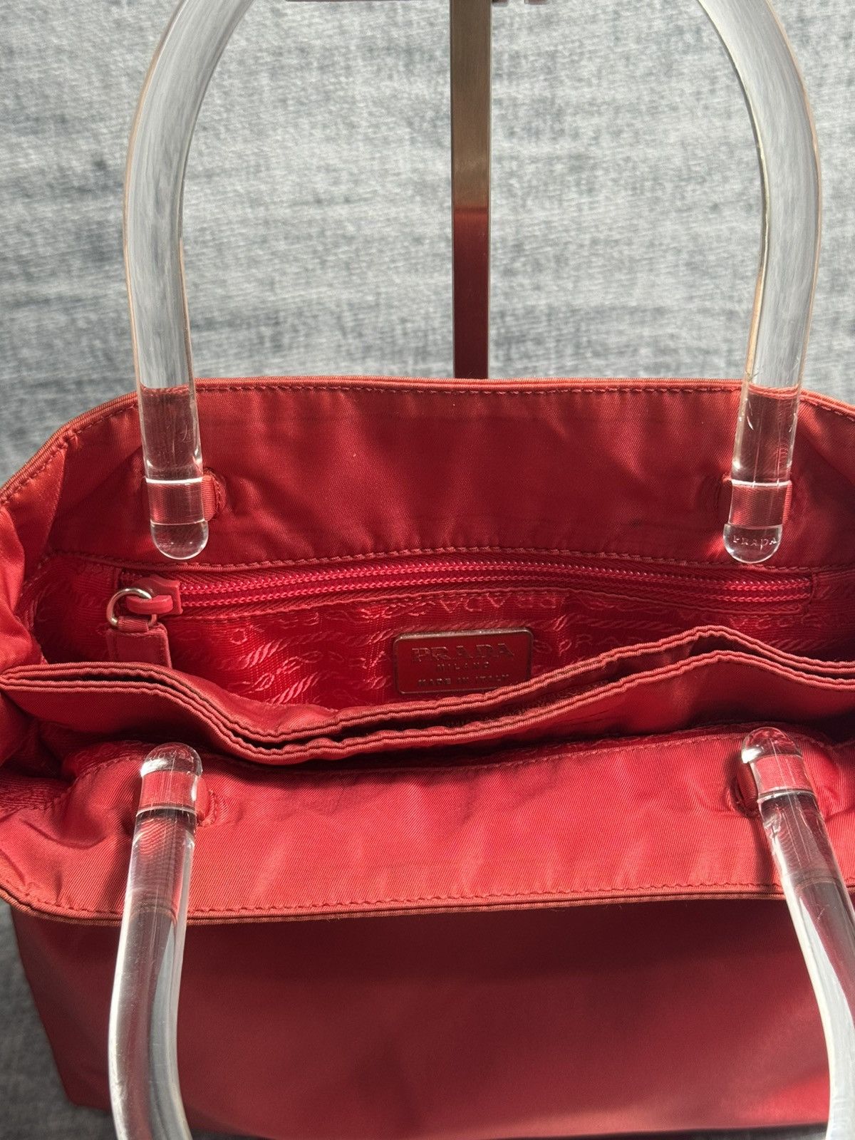 Prada Prada Tessuto Nylon Handbag Size ONE SIZE - 12 Thumbnail