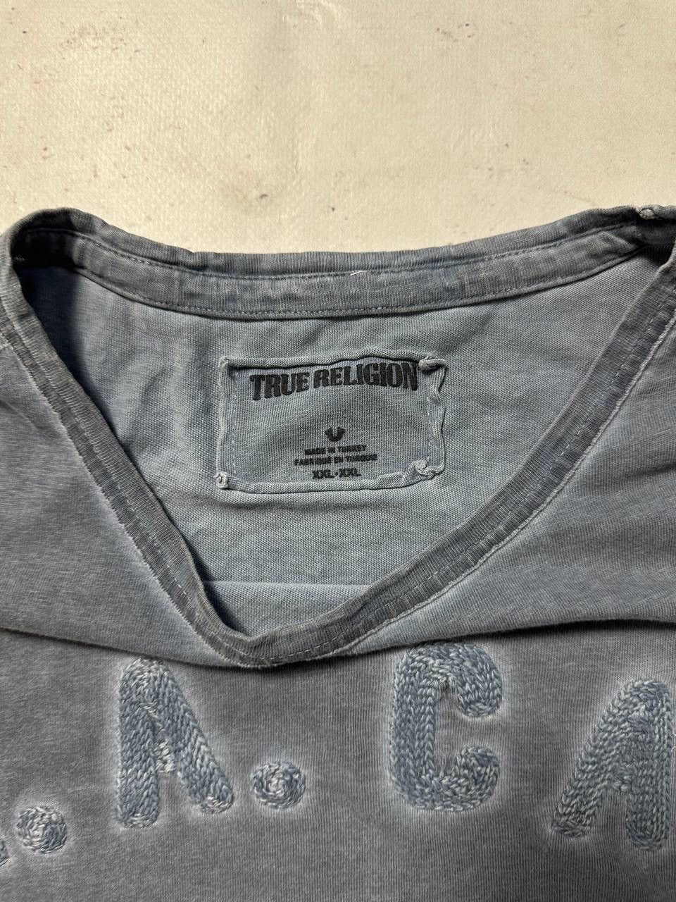 True Religion × Vintage Vintage True Religion Archival Boxy T-shirt Y2K XL Size US XL / EU 56 / 4 - 4 Thumbnail