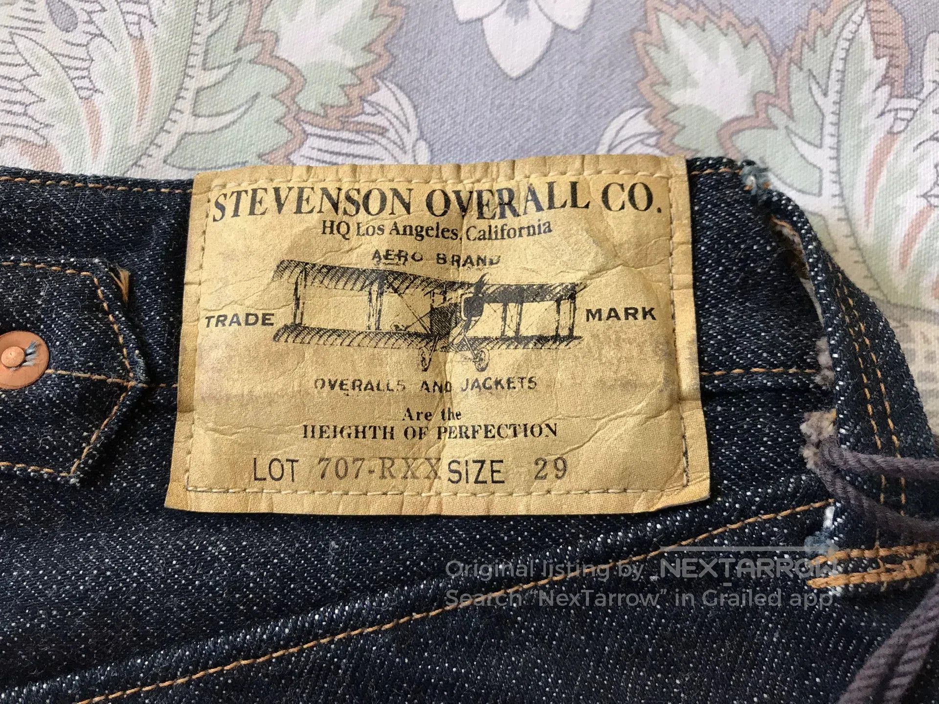 Visvim Stevenson Overall 707 Denim Jeans. Size US 29 - 8 Thumbnail