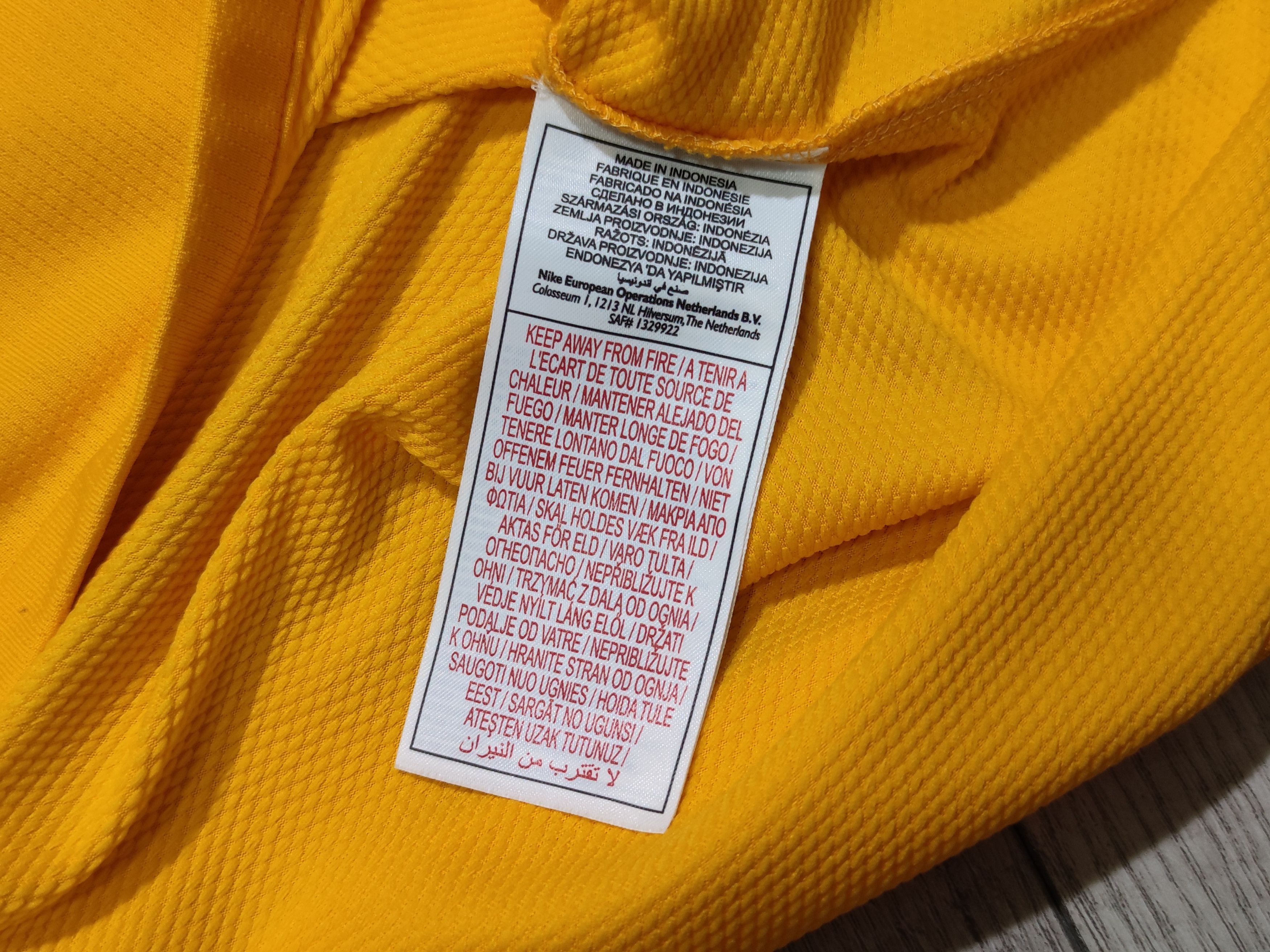Nike Arsenal 2008-09 Away Jersey Football Mens Yellow Nike Fit Size US L / EU 52-54 / 3 - 9 Thumbnail
