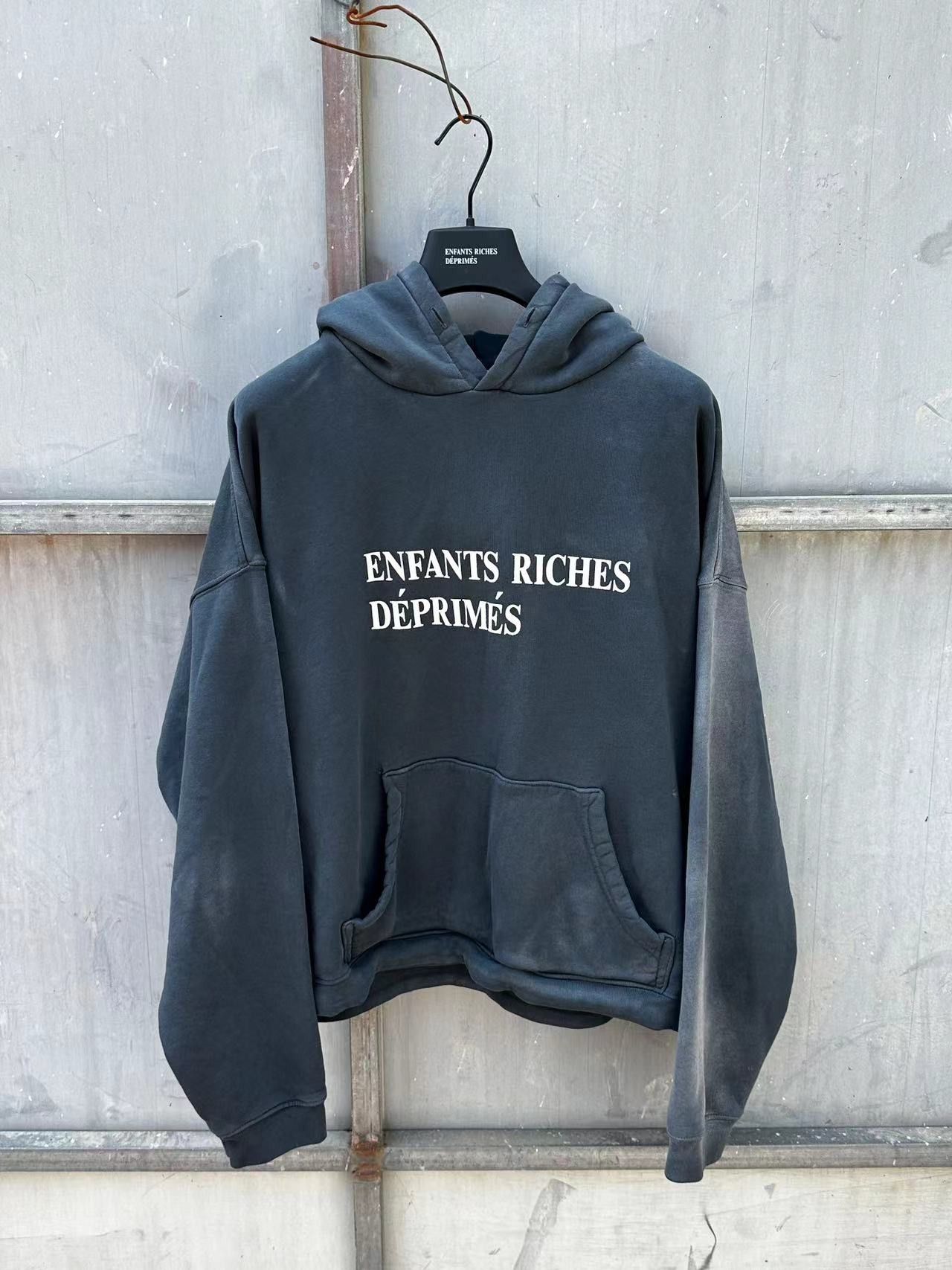 Enfants Riches Deprimes Navy Washed Hoodie