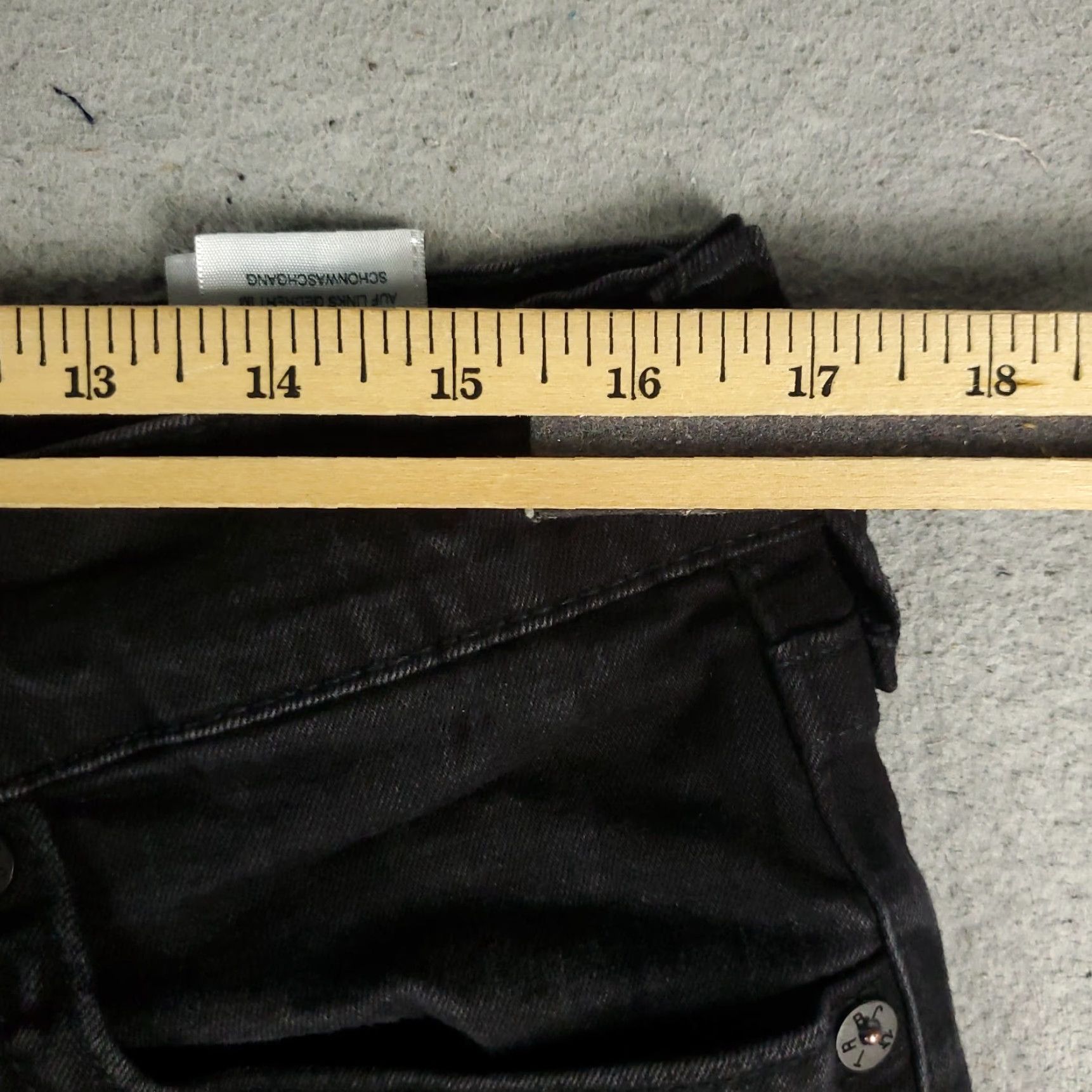 True Religion VINTAGE True Religion Jeans Mens 34x24 Straight Fit Denim Black 90s Modern USA Size US 34 / EU 50 - 3 Thumbnail