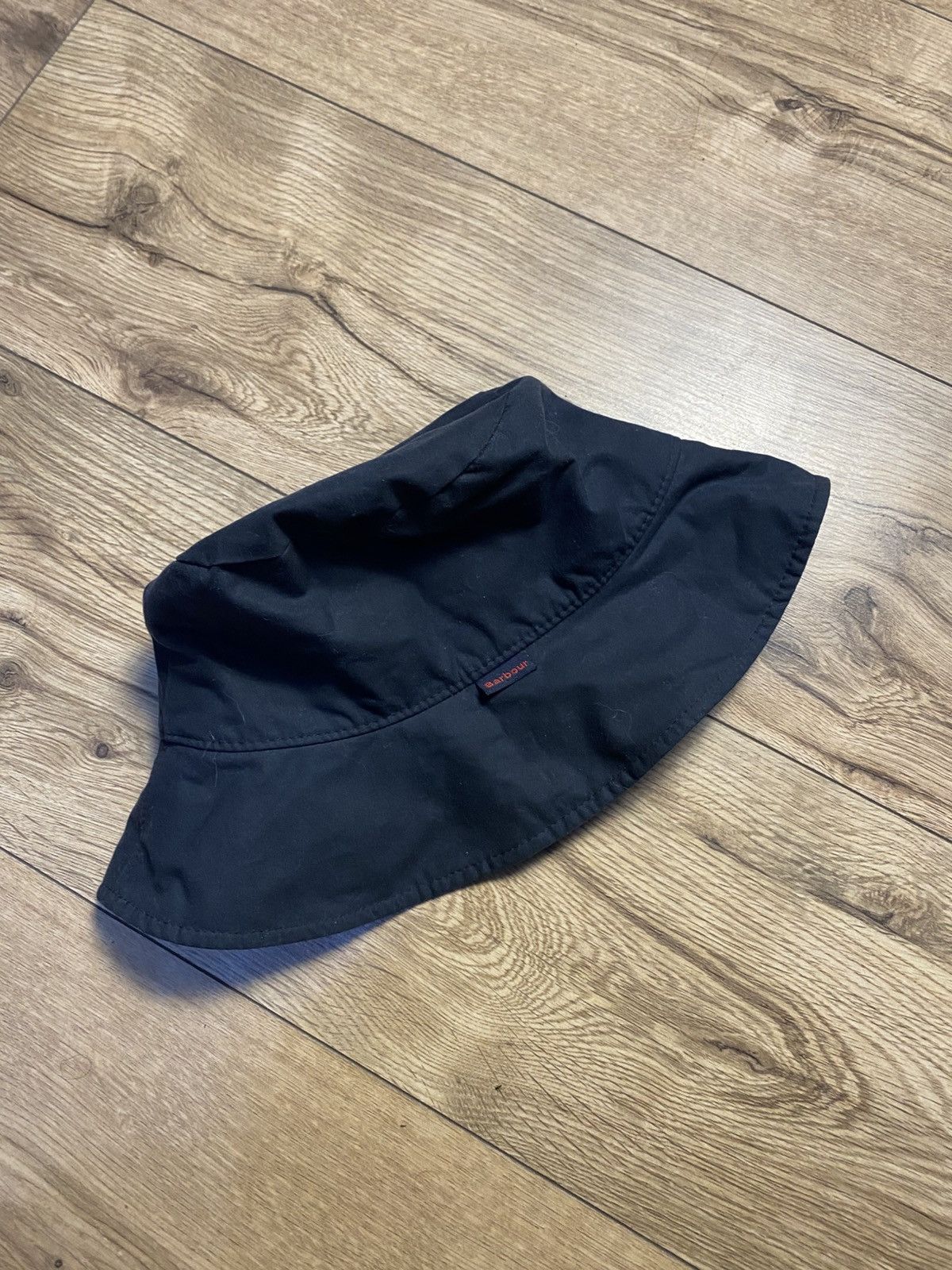 Barbour Barbour waxed bucket hat two-way Vintage Sz M Size 32 - 1 Thumbnail
