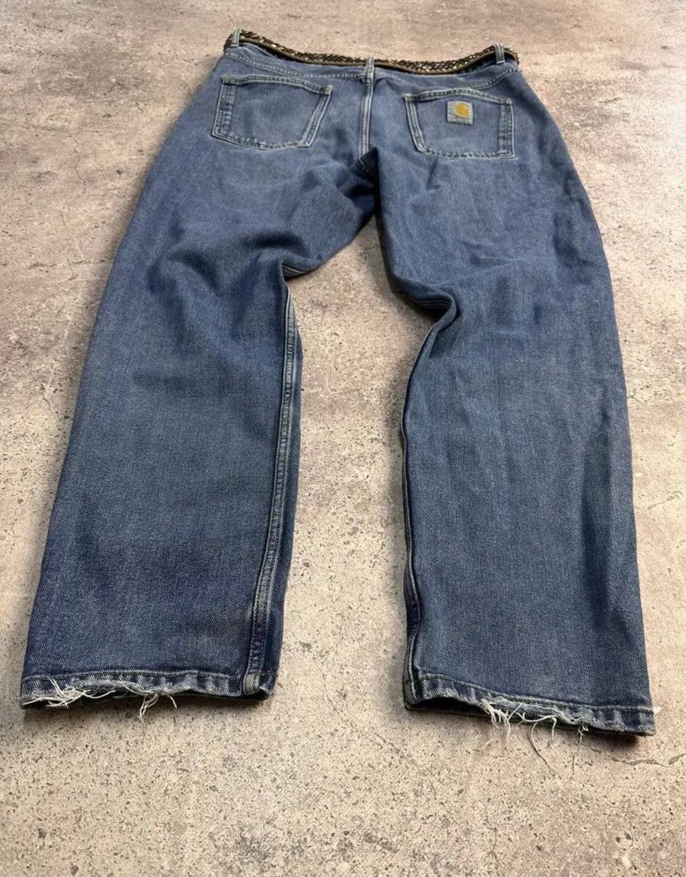 Carhartt × Japanese Brand Carhartt Cargo Pants Vintage Baggy Fit Size US 34 / EU 50 - 9 Thumbnail