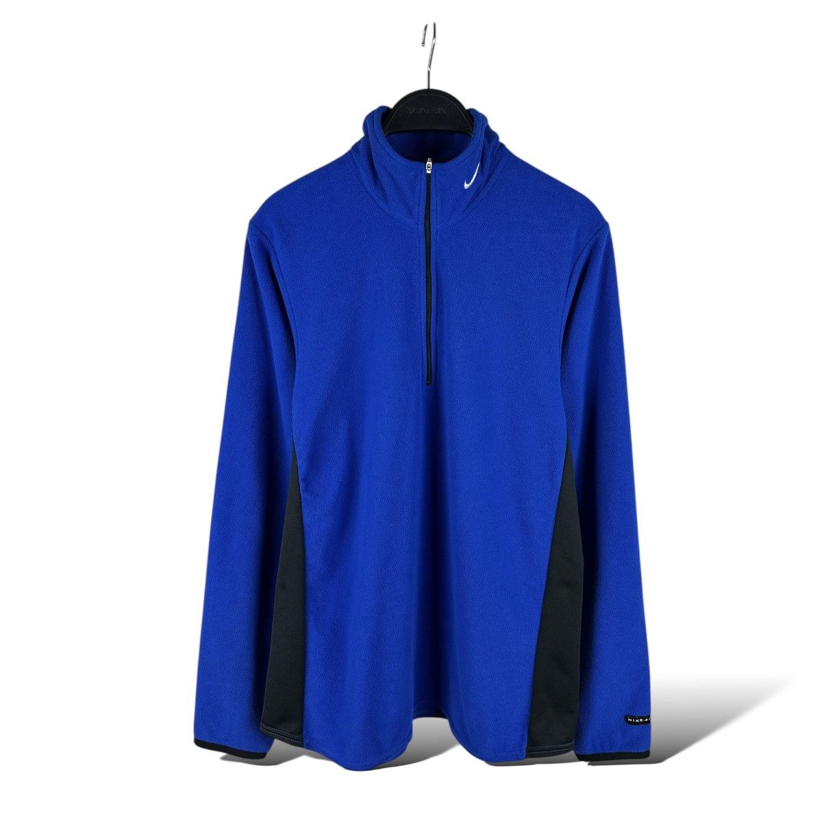 Nike Vintage 90’s Nike Fit Fleece Pullover Swoosh Logo Y2K Size US M / EU 48-50 / 2 - 1 Thumbnail