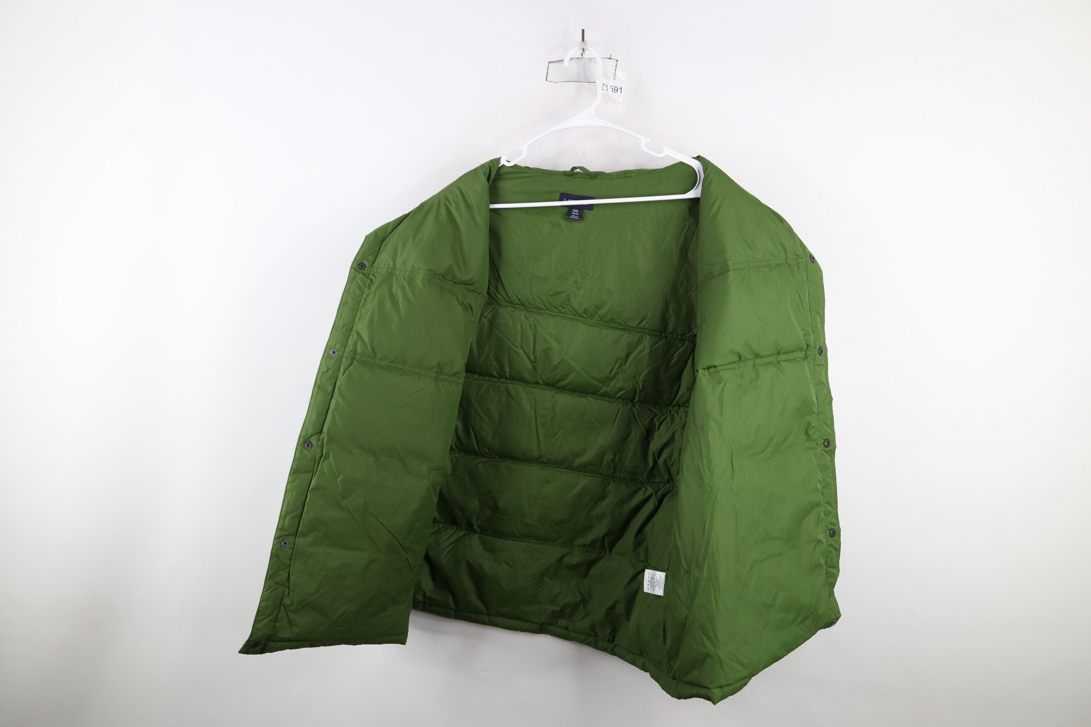 Lands' End × Vintage Vintage Lands End Down Insulated Puffer Vest Jacket Green Size US XXL / EU 58 / 5 - 7 Thumbnail