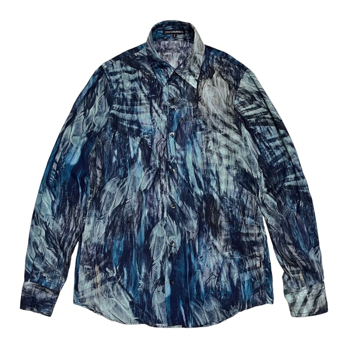 Issey Miyake 5351 Pour les Hommes abstract shirt Size US L / EU 52-54 / 3 - 2 Thumbnail