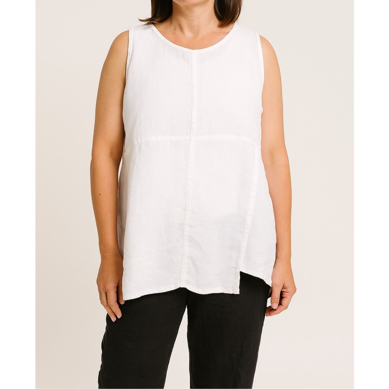 FLAX Flax linen sleeveless top sz Medium Size M / US 6-8 / IT 42-44 - 1 Thumbnail