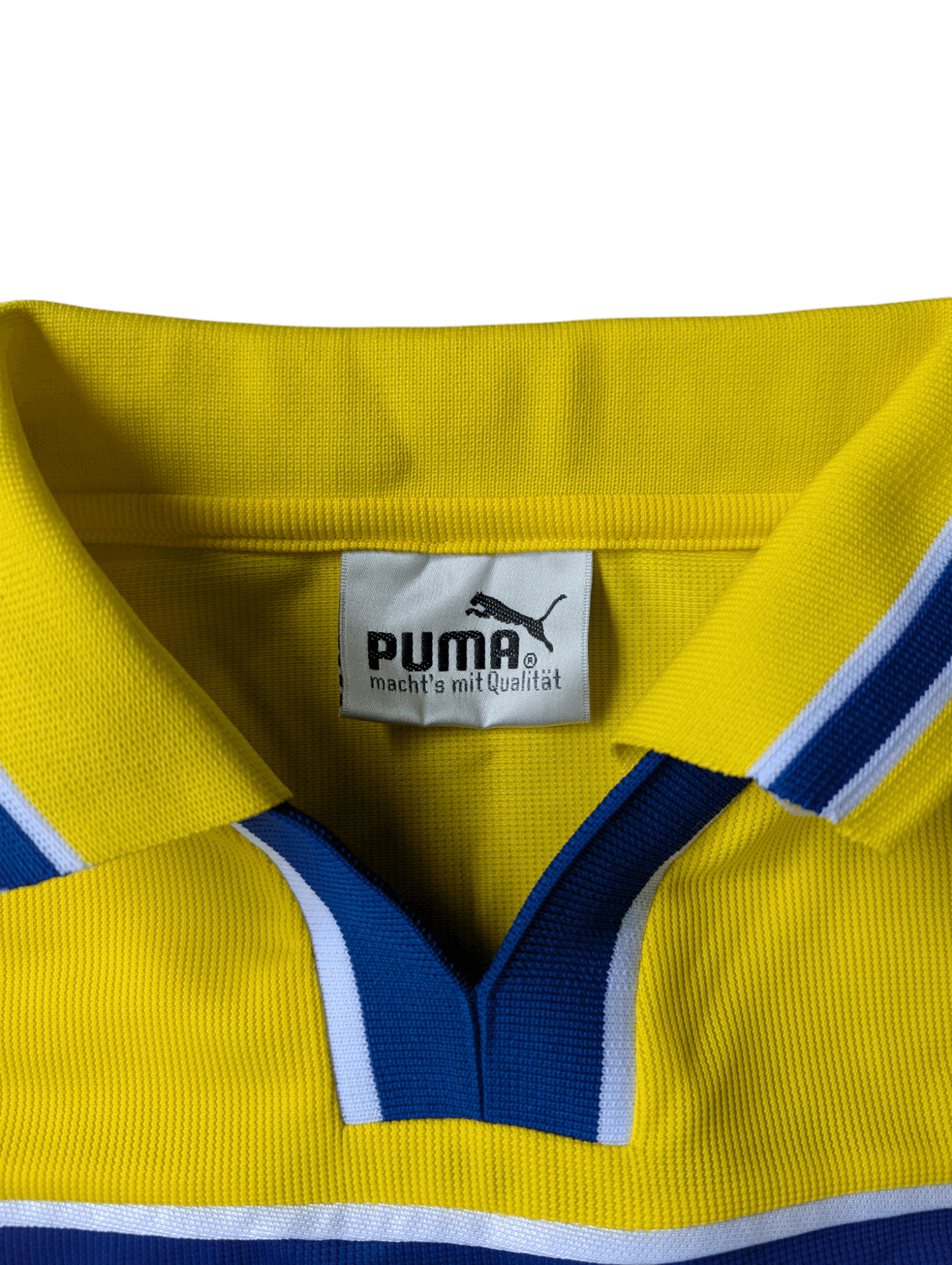 Vintage PUMA LEEDS UNITED 1999/2000 AWAY FOOTBALL SHIRT JERSEY Size US L / EU 52-54 / 3 - 4 Thumbnail