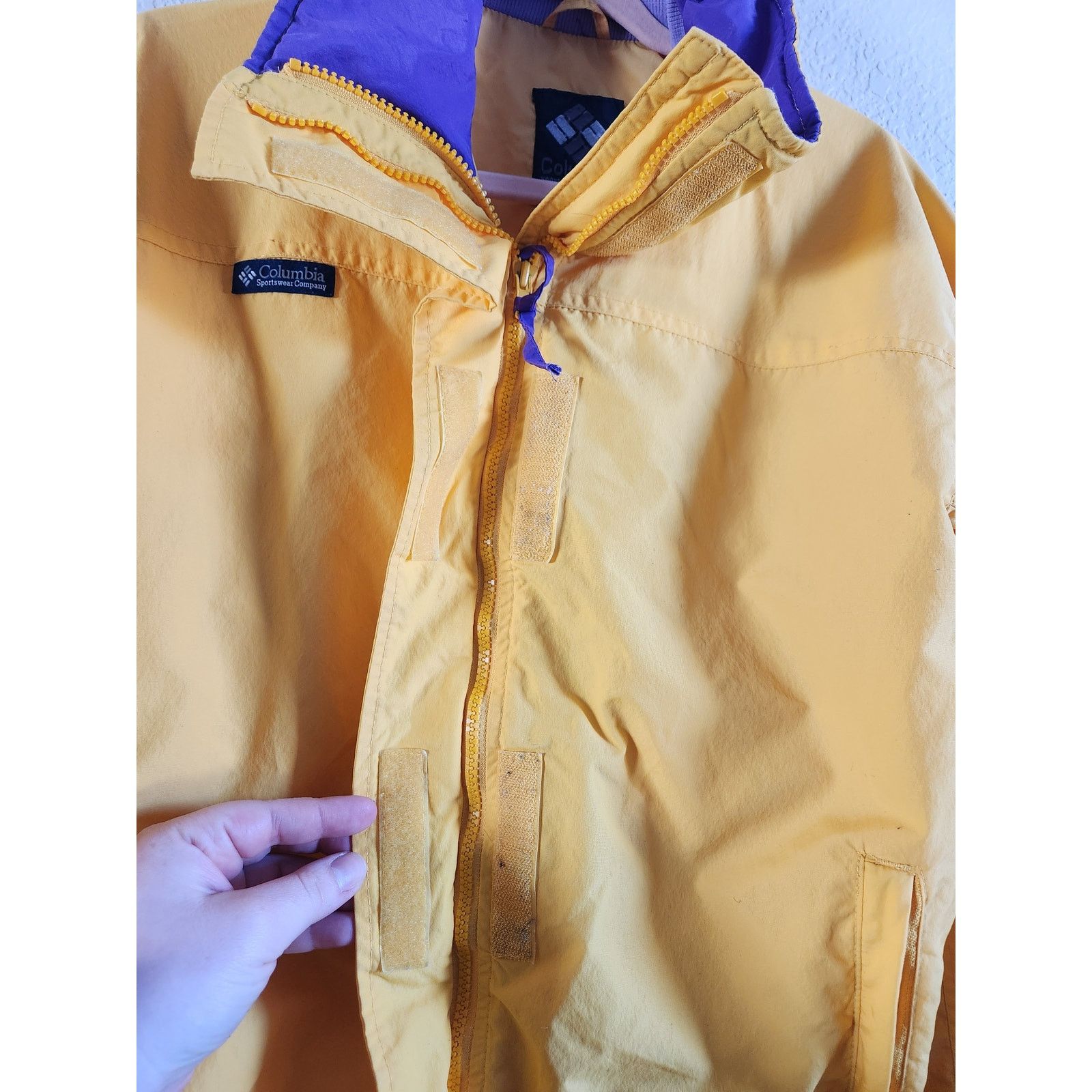 Columbia Vintage Columbia Womens Bugaboo Yellow & Purple Jacket-Lg Size L / US 10 / IT 46 - 7 Thumbnail