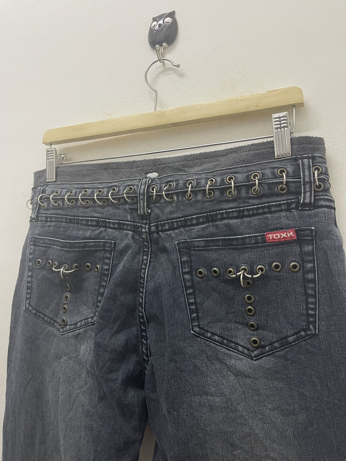 Japanese Brand Rare Vintage TOXK Jeans Punk Piercing Seditionaries Flare Size US 27 - 5 Thumbnail