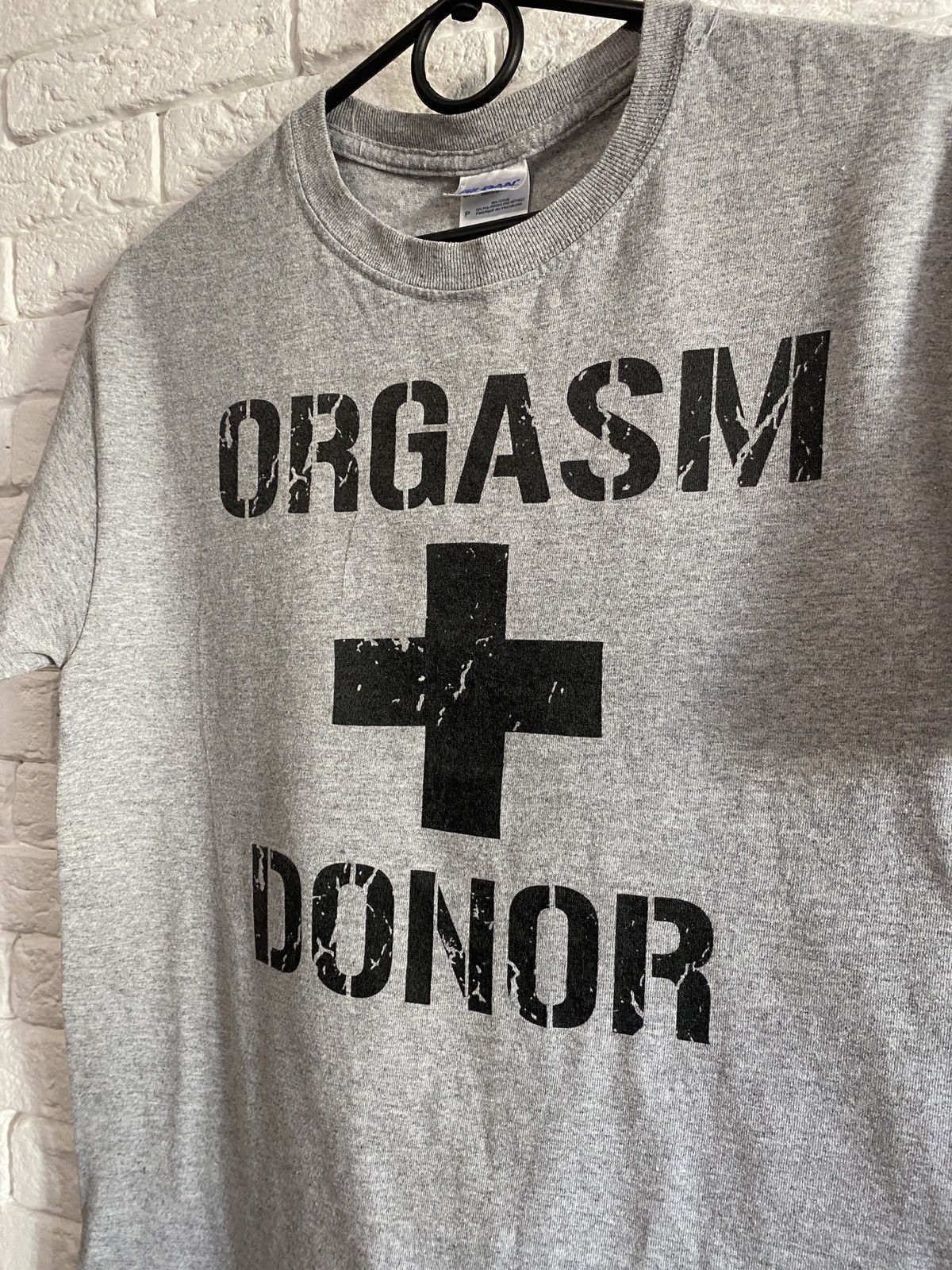 Japanese Brand Big Logo Humour T-Shirt Size US S / EU 44-46 / 1 - 2 Thumbnail