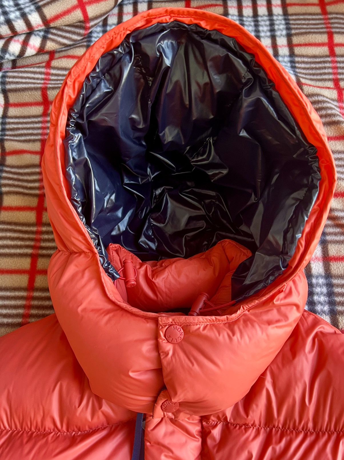 Moncler L Moncler Cyclone Short Down Jacket goose orange vest 2 jn 1 Size US L / EU 52-54 / 3 - 8 Thumbnail