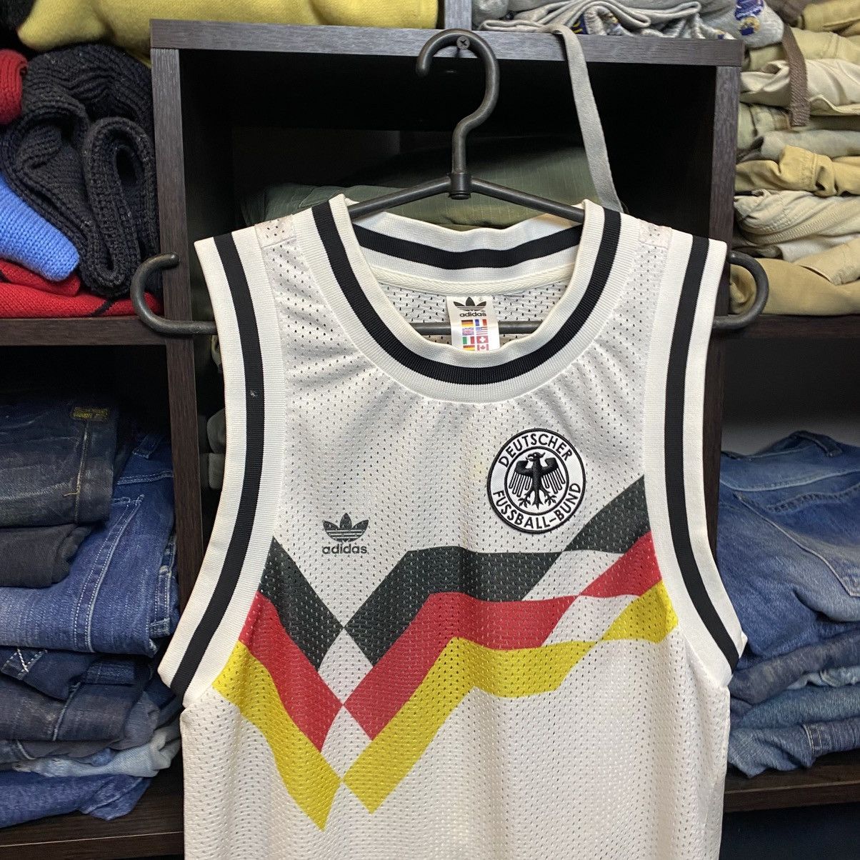 Adidas Vintage Adidas Deutchland 90’s style basketball jersey Size US L / EU 52-54 / 3 - 2 Thumbnail