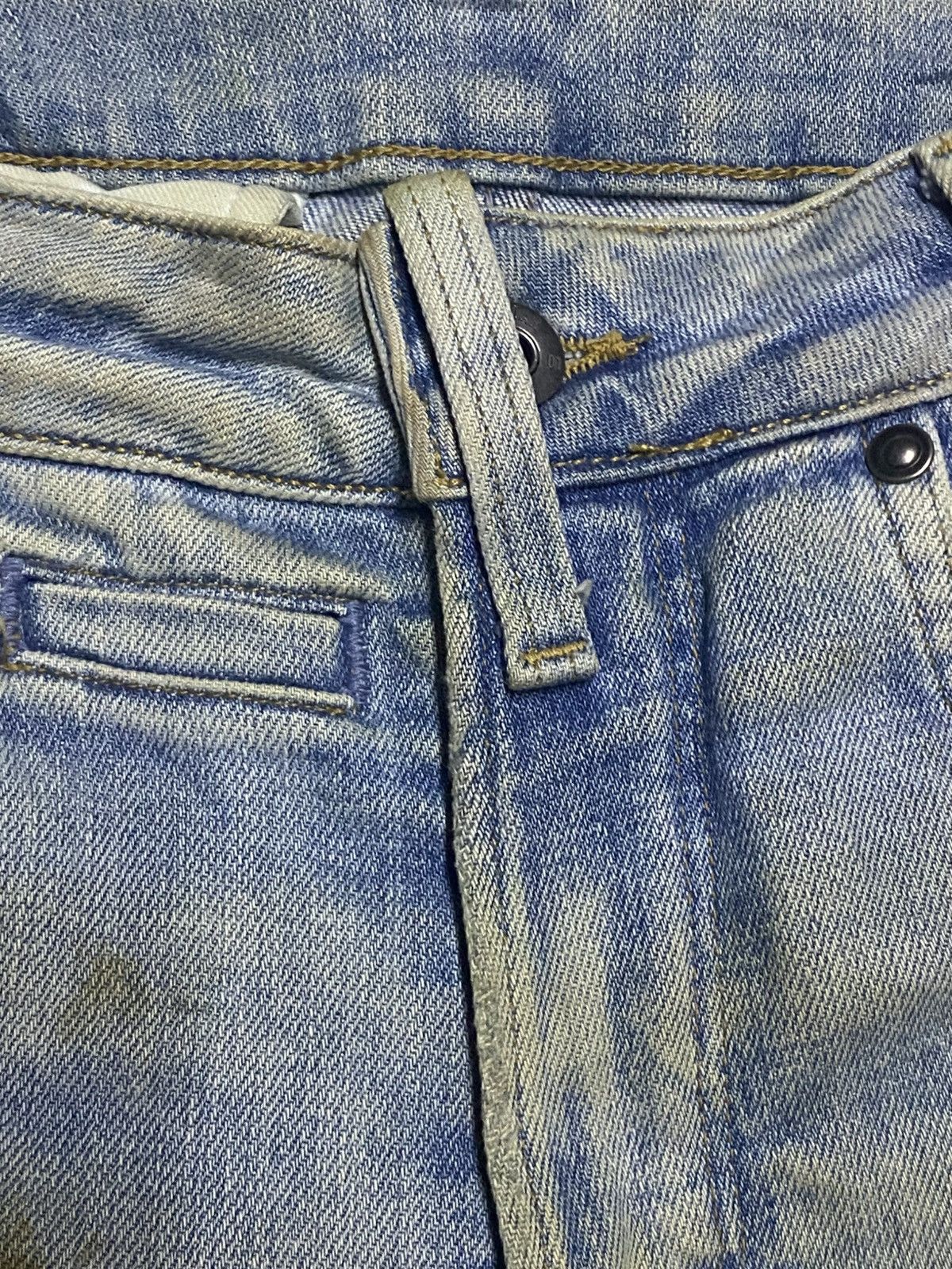 Raw State G Star Raw Multi Pocket Dirty Distressed Skinny Jeans Size US 31 - 14 Thumbnail