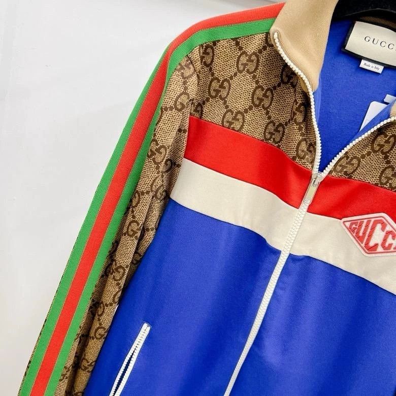 Gucci Gucci Full Logo stand-up collar jacket Size XS / US 0-2 / IT 36-38 - 4 Thumbnail