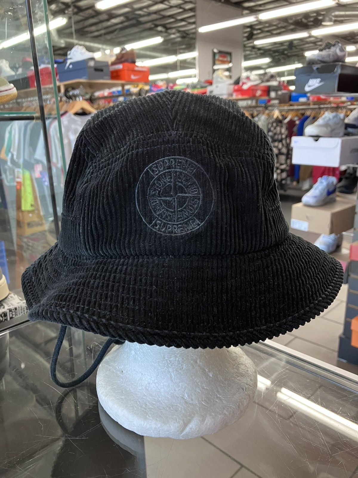 Supreme Stone Island x Supreme Corduroy Crusher Bucket Hat S/M