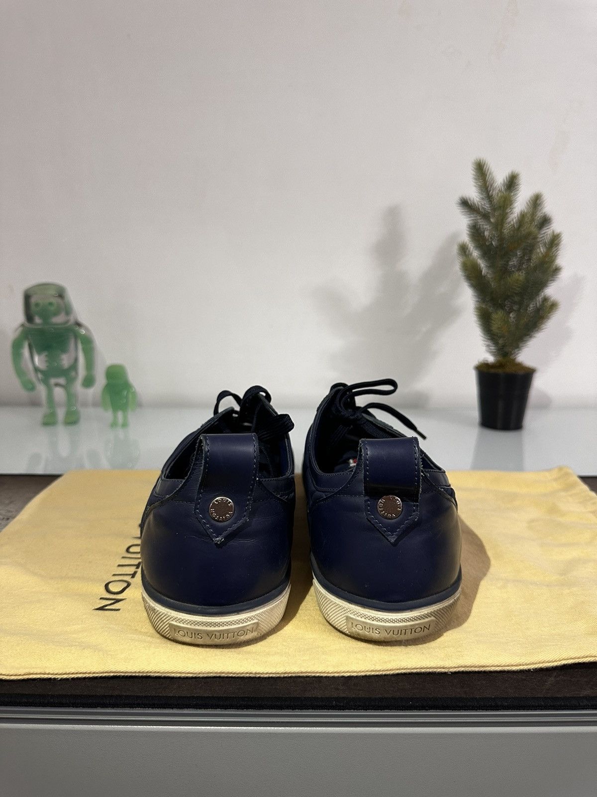 Louis Vuitton Navy Blue Sneakers Size US 11.5 / EU 44-45 - 4 Thumbnail