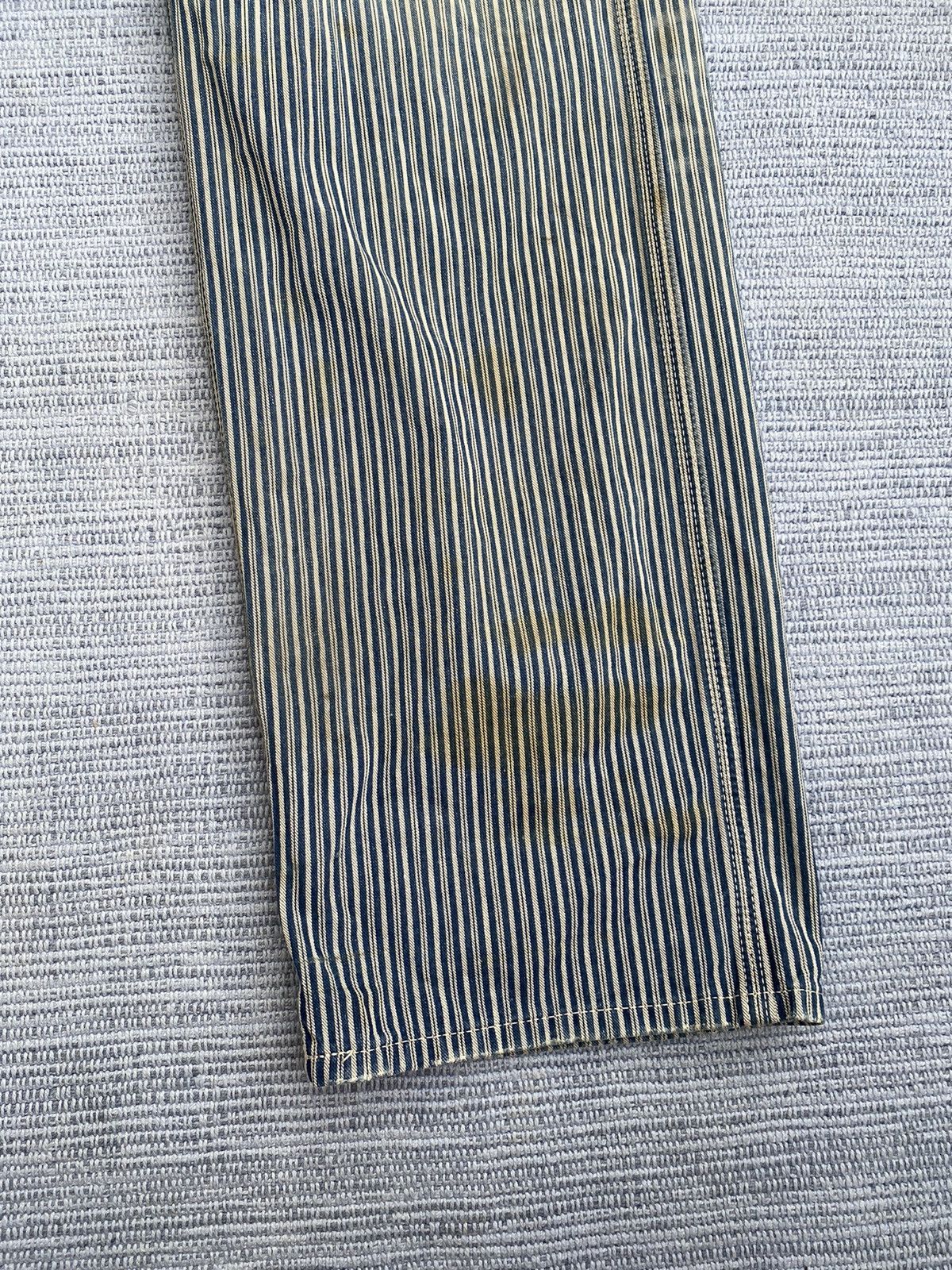Japanese Brand lee painter pants hickory striped Size US 35 - 6 Thumbnail