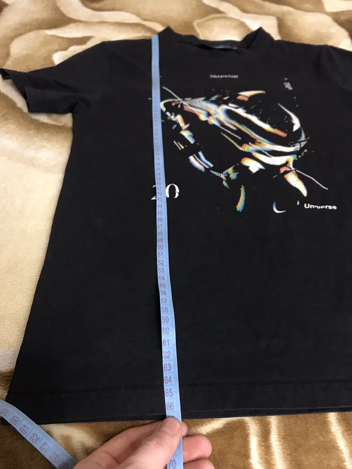 Vintage 🔥 Trapstar Universe Graphic T Shirt Black Print Size US S / EU 44-46 / 1 - 11 Thumbnail