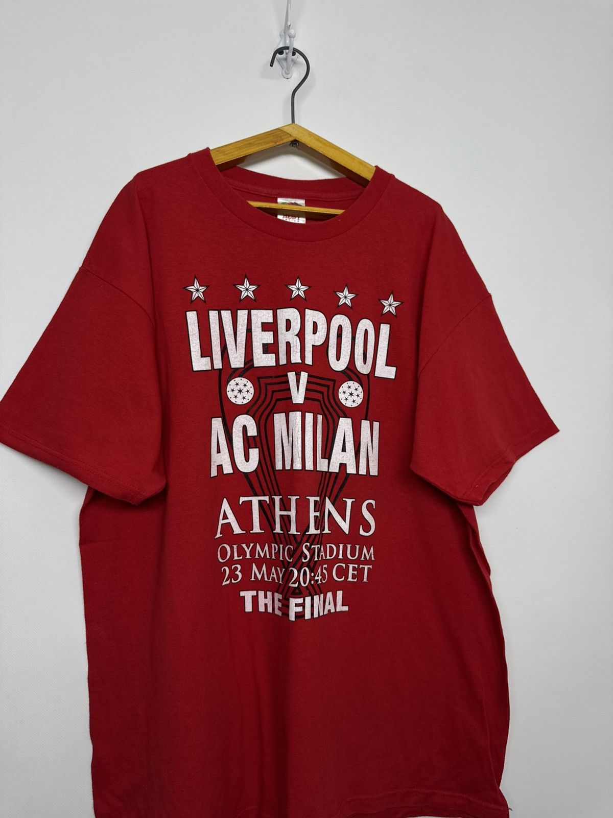 Fruit Of The Loom Vintage 00’s FC Liverpool Soccer Football Iconic T-Shirt Size US XL / EU 56 / 4 - 7 Thumbnail
