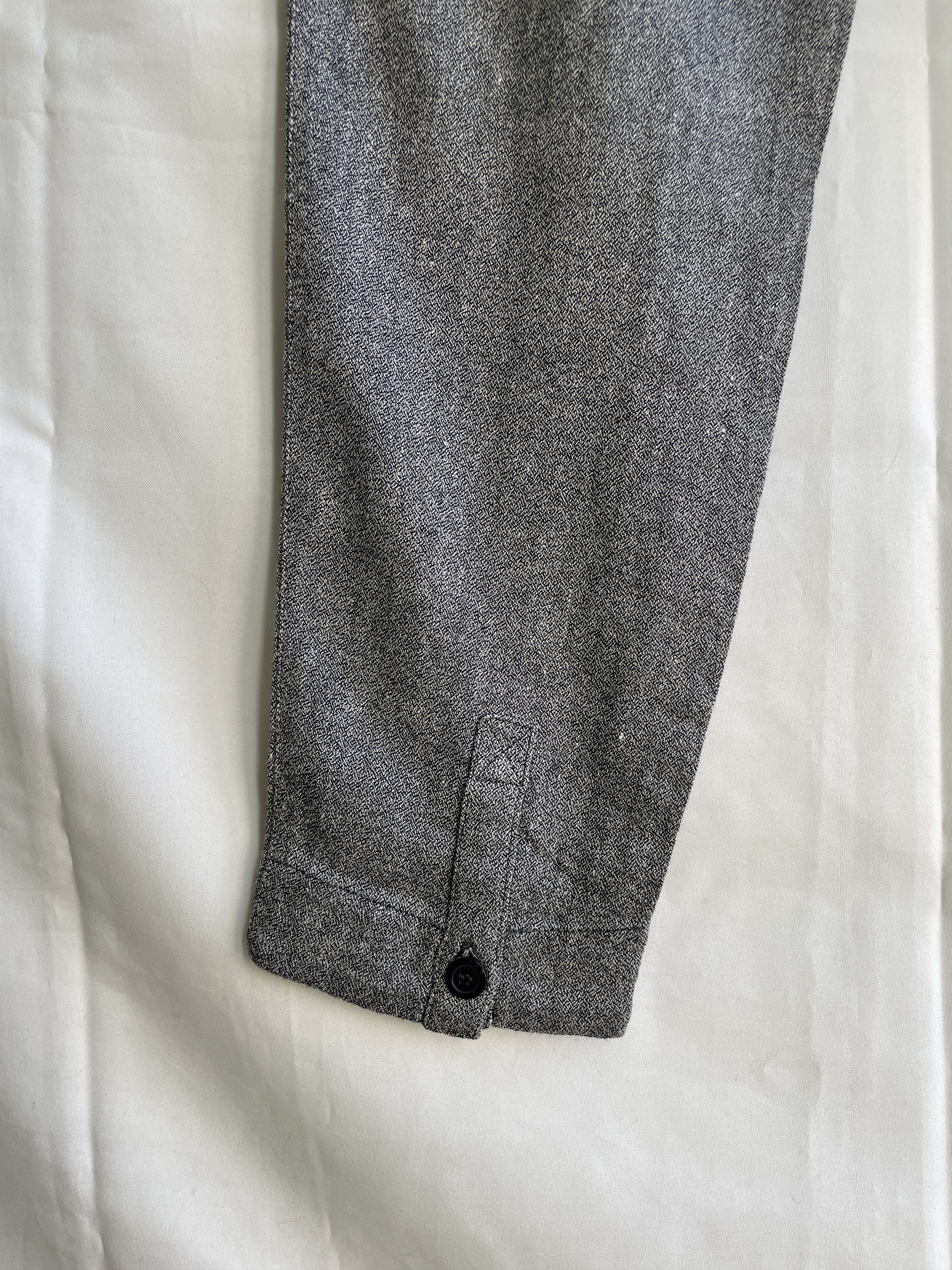 A.P.C. A.P.C. Womens Melange Viscose Linen Tapered Pleated Trousers Size 26" / US 2 / IT 38 - 8 Thumbnail