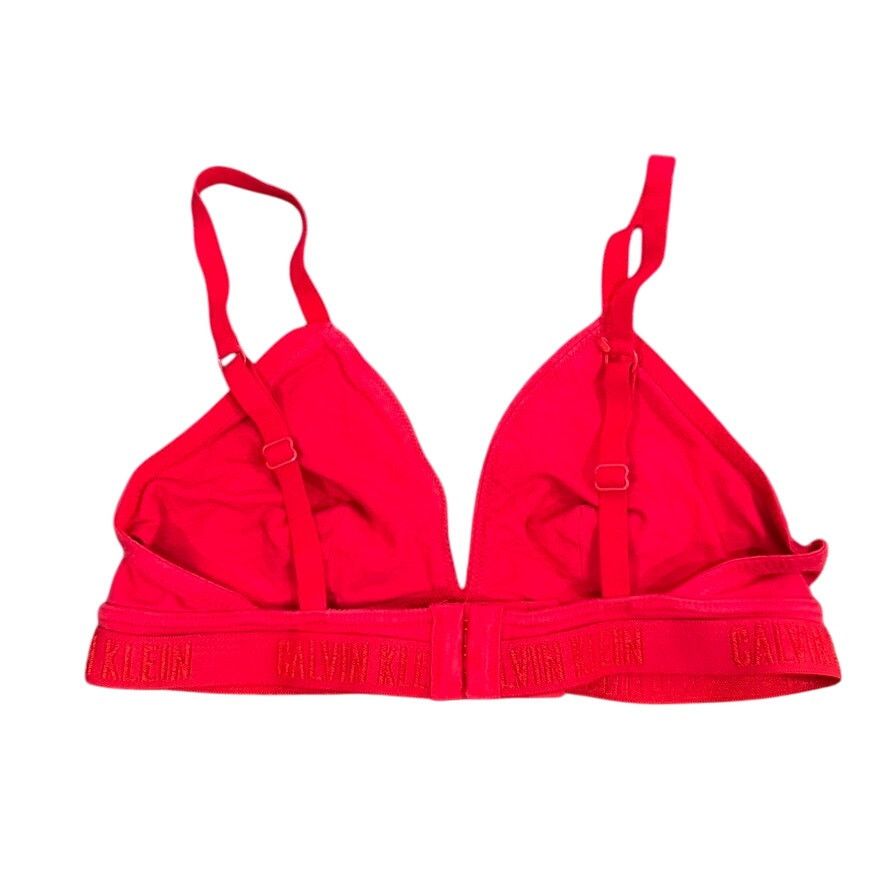 Calvin Klein Calvin Klein Triangle Bralette in Red, Size L Size ONE SIZE - 2 Thumbnail