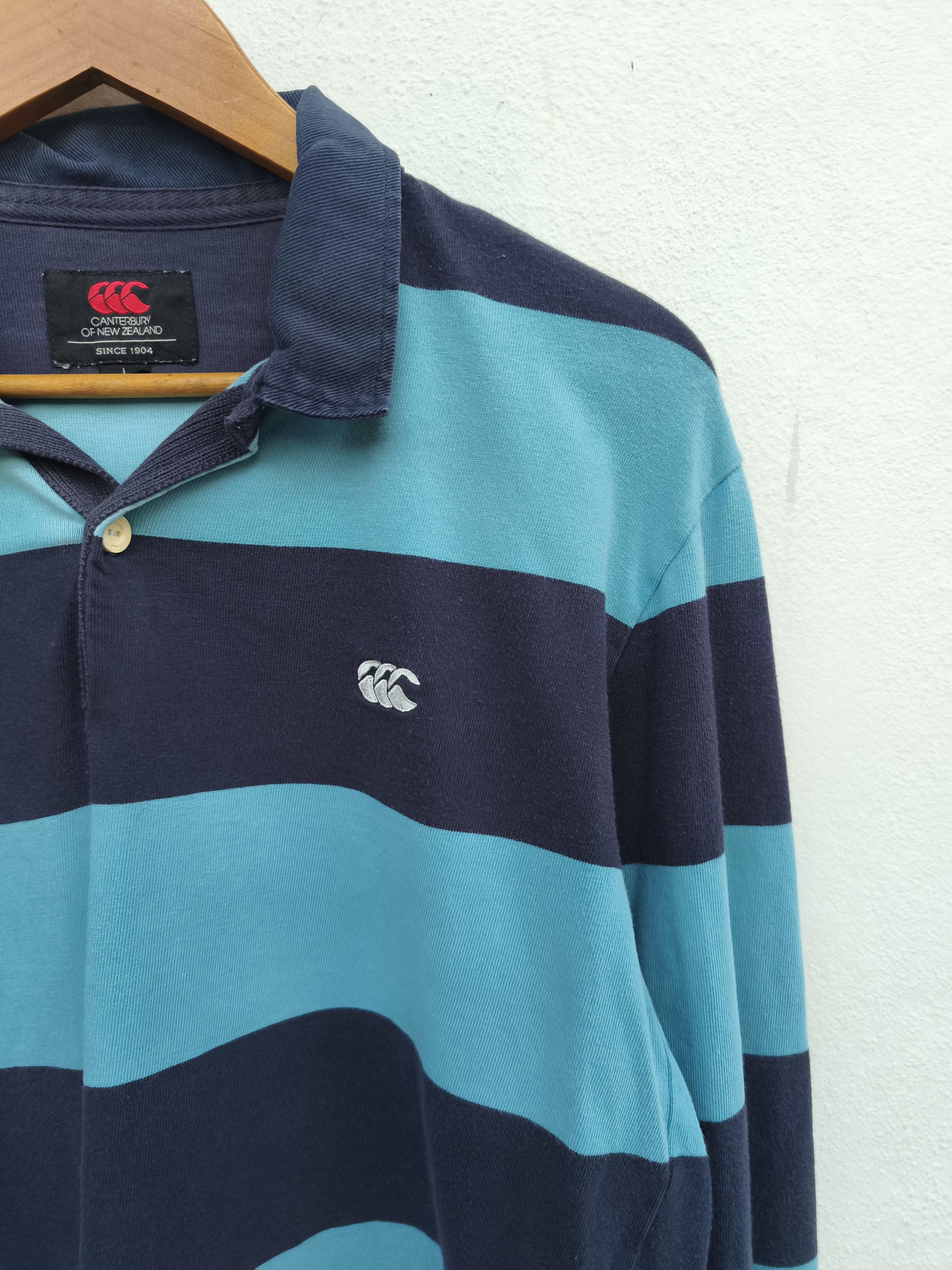 Canterbury of New Zealand 🔥 Vintage Canterbury shirt polo rugby stripes Size US L / EU 52-54 / 3 - 3 Thumbnail