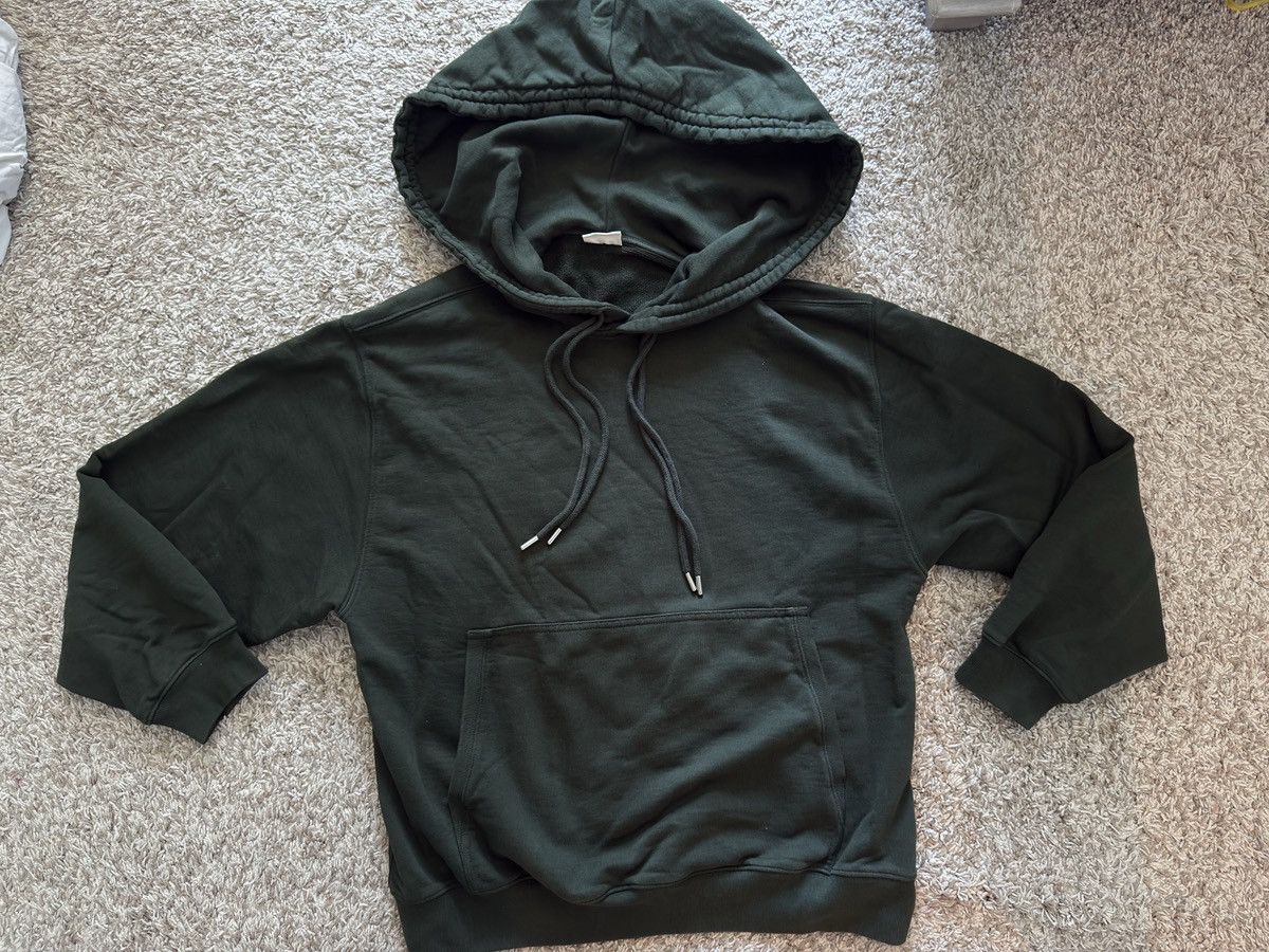 Dries Van Noten Dries Van Noten Green Cotton Relaxed Jersey Hoodie Size US S / EU 44-46 / 1 - 2 Thumbnail