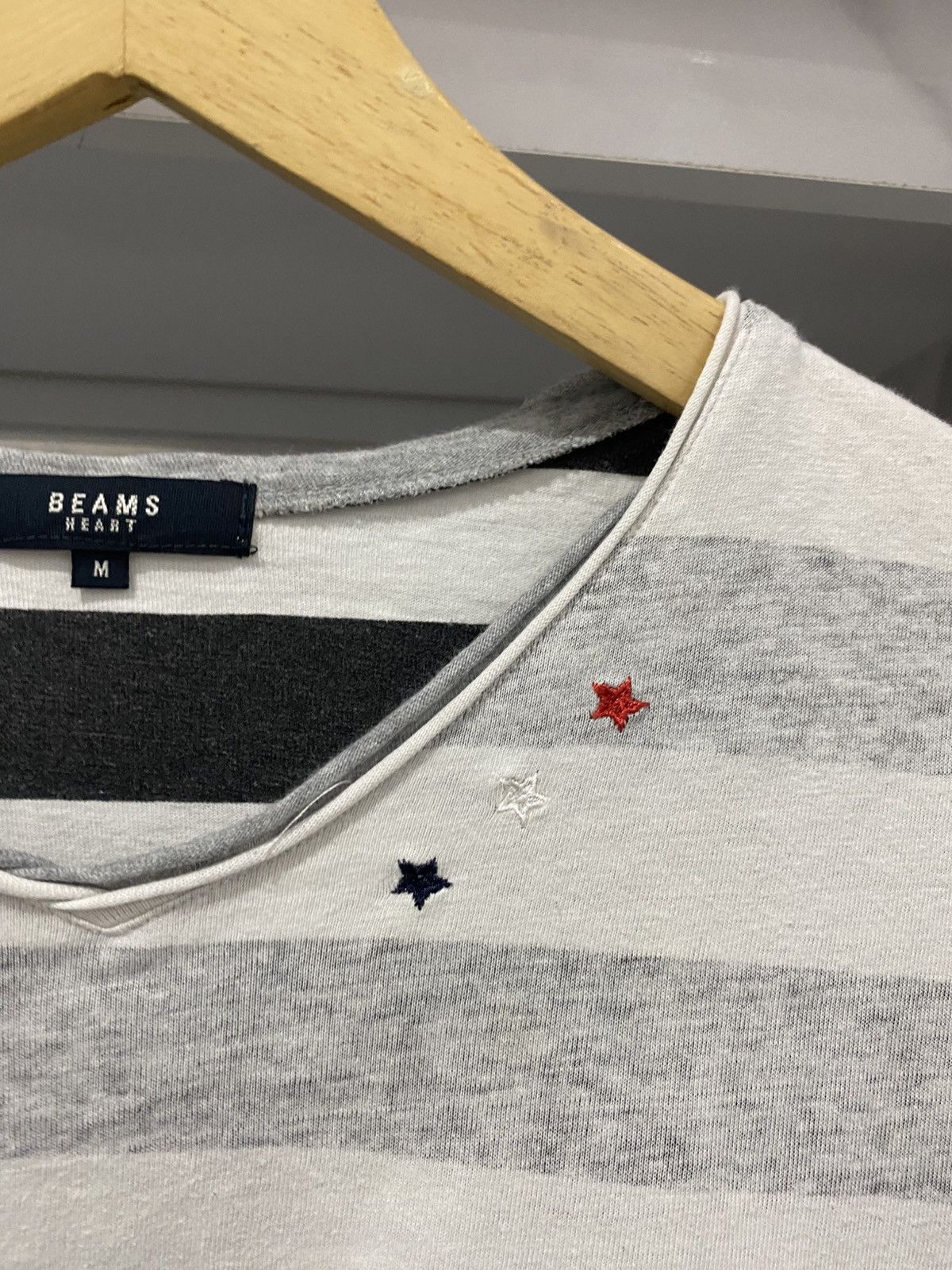 Beams Japan Beams Heart Star Patch Small Tees AA0032 Size US M / EU 48-50 / 2 - 6 Thumbnail
