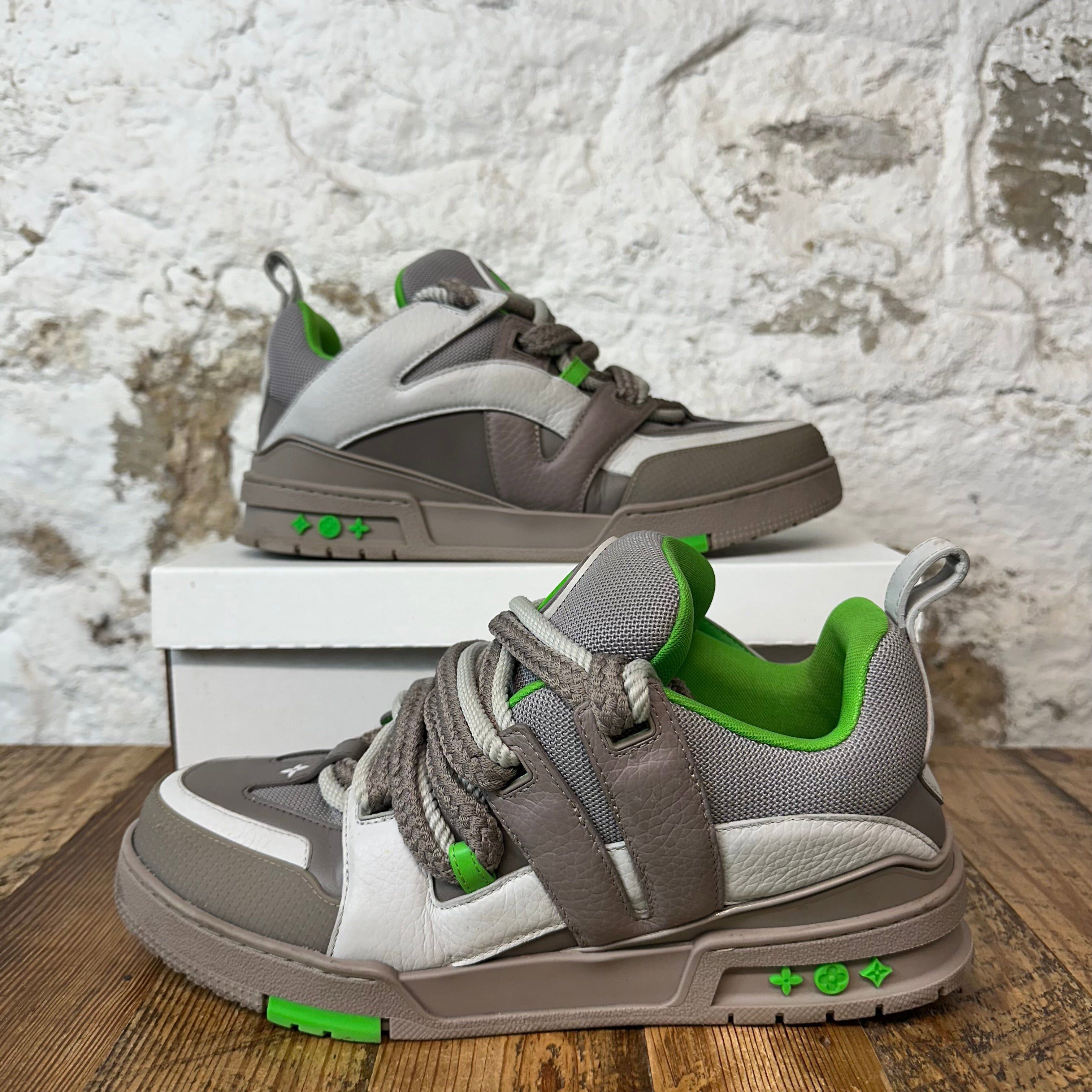 Louis Vuitton Louis Vuitton Colm Dillane Green Gray Skate Sz 10.5 (9LV) Size US 10.5 / EU 43-44 - 1 Thumbnail