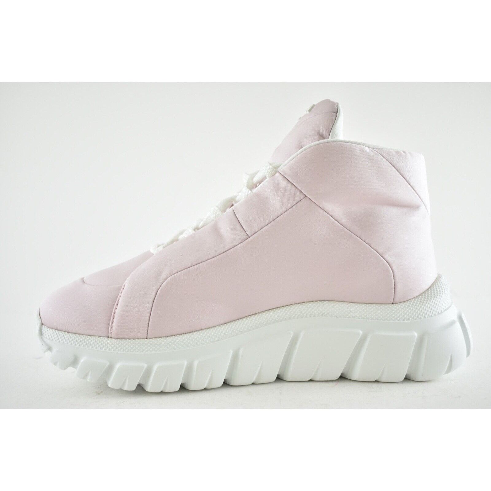 Prada Rush Piuma Platform Flat High Top Trainer Sneaker 38.5 Size US 8.5 / IT 38.5 - 7 Thumbnail