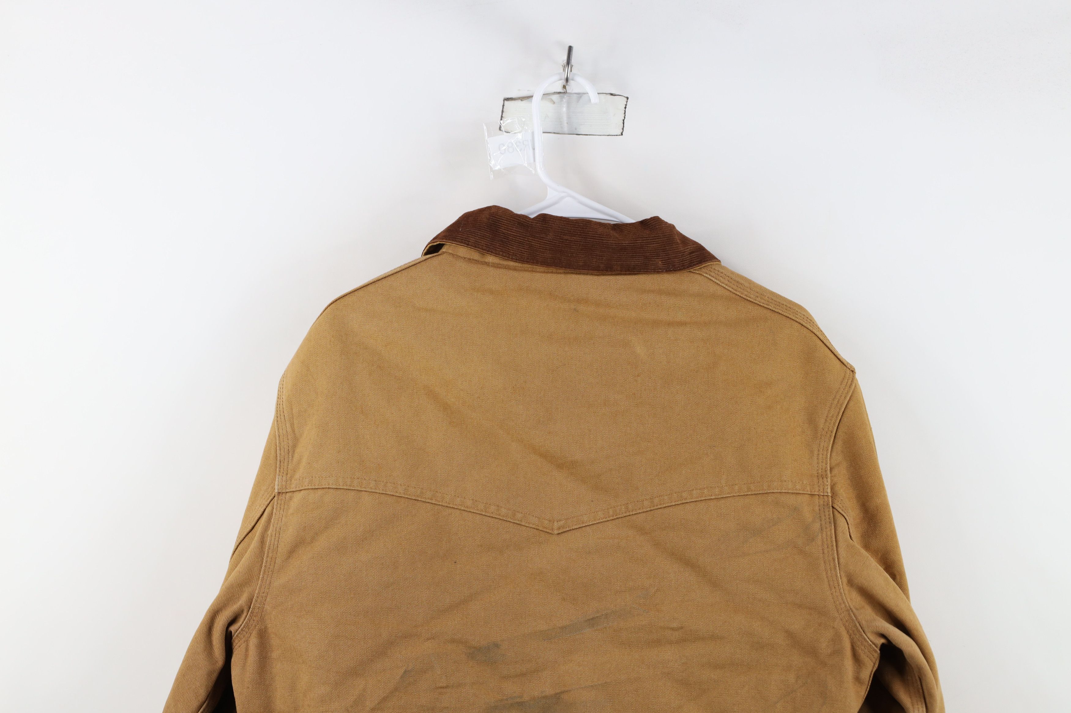 Carhartt Vintage 90s Carhartt Quilted Western Bomber Jacket Brown J13 Size US M / EU 48-50 / 2 - 12 Thumbnail