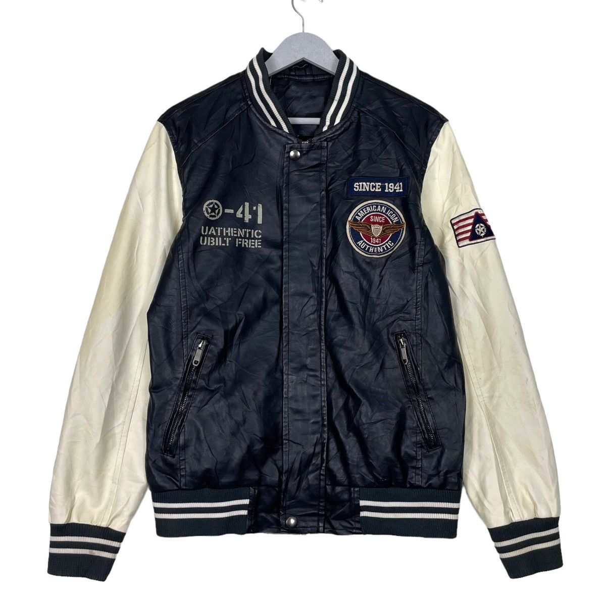 Hysteric Glamour × Japanese Brand 💥AMERICAN ICON RIOT SNAP VARSITY JACKET Size US M / EU 48-50 / 2 - 1 Thumbnail