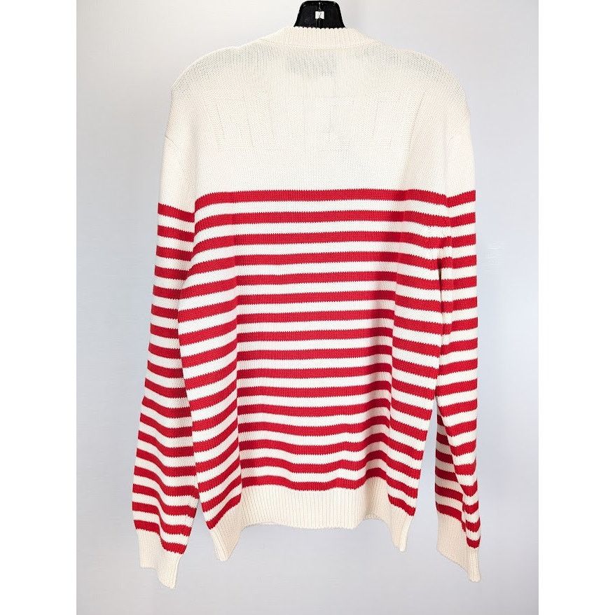 Gucci o1rshd1 Wool Cotton Long Sleeve Crewneck Sweatshirt Ivory Size US XL / EU 56 / 4 - 10 Thumbnail